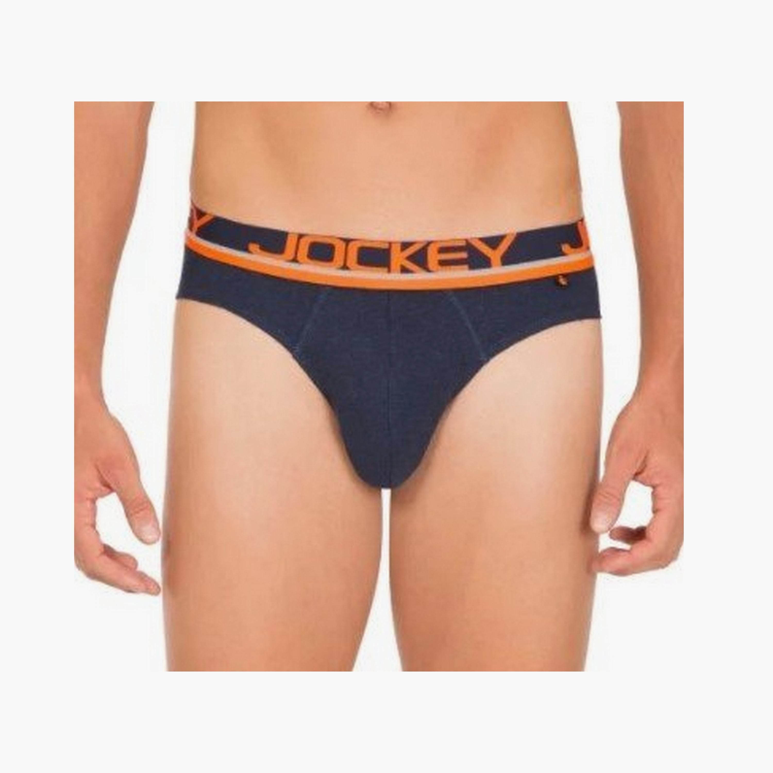 Jockey Assorted Brand Print Waistband Men's Briefs-men-clothing-innerwear-underwear-image-3