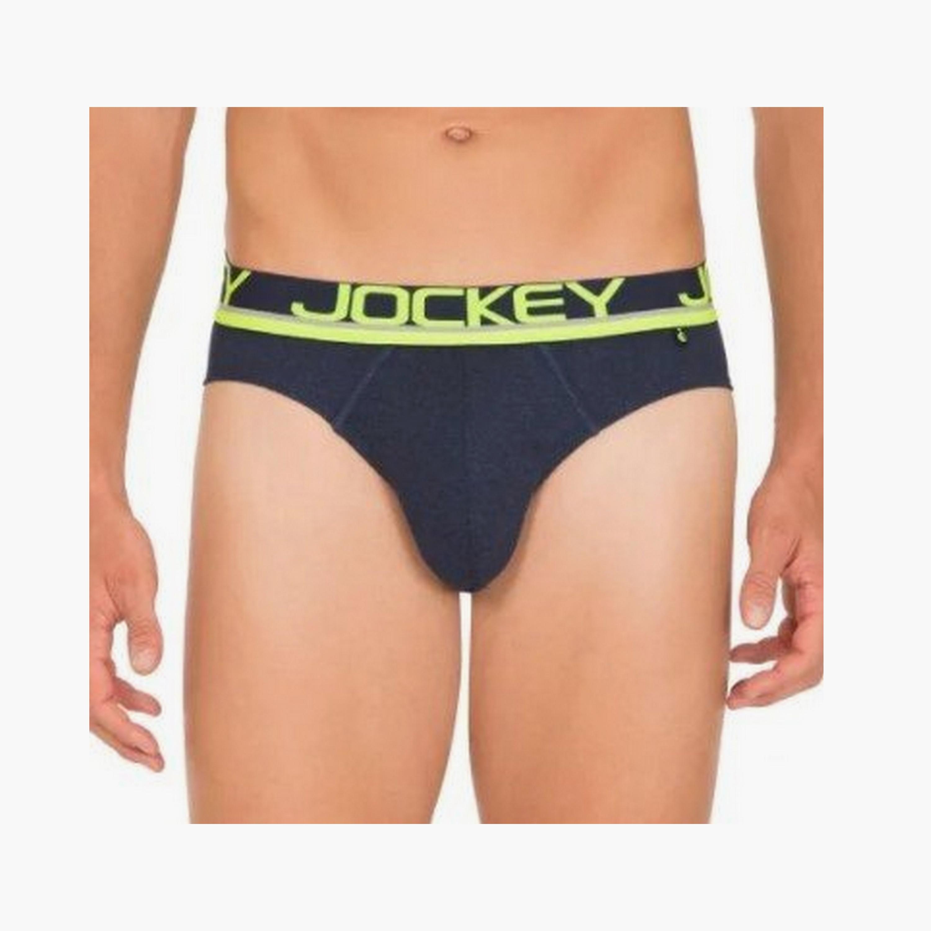Jockey Assorted Brand Print Waistband Men's Briefs-men-clothing-innerwear-underwear-image-4