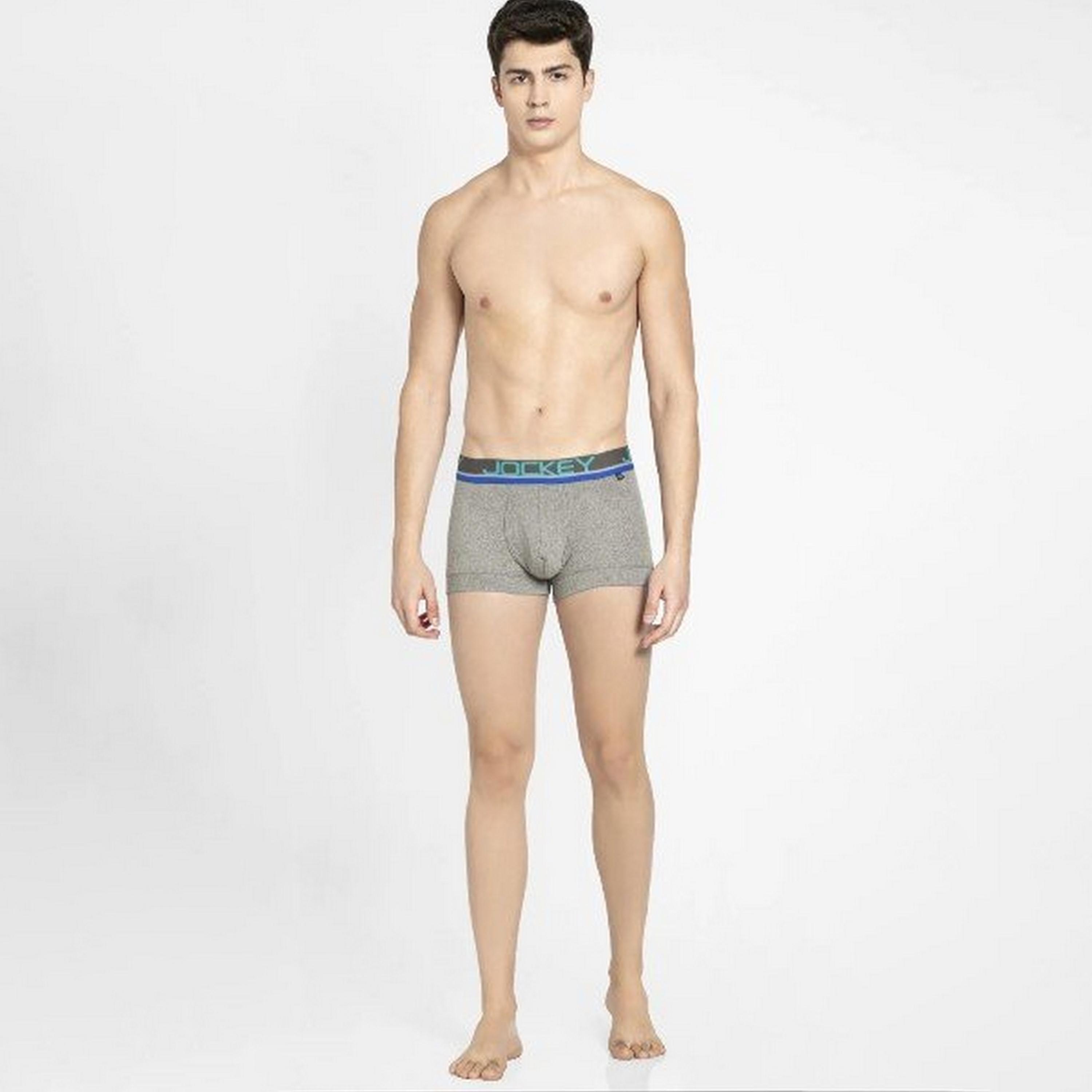 Jockey Assorted Brand Print Waistband Men's Trunks-men-clothing-innerwear-underwear-image-2