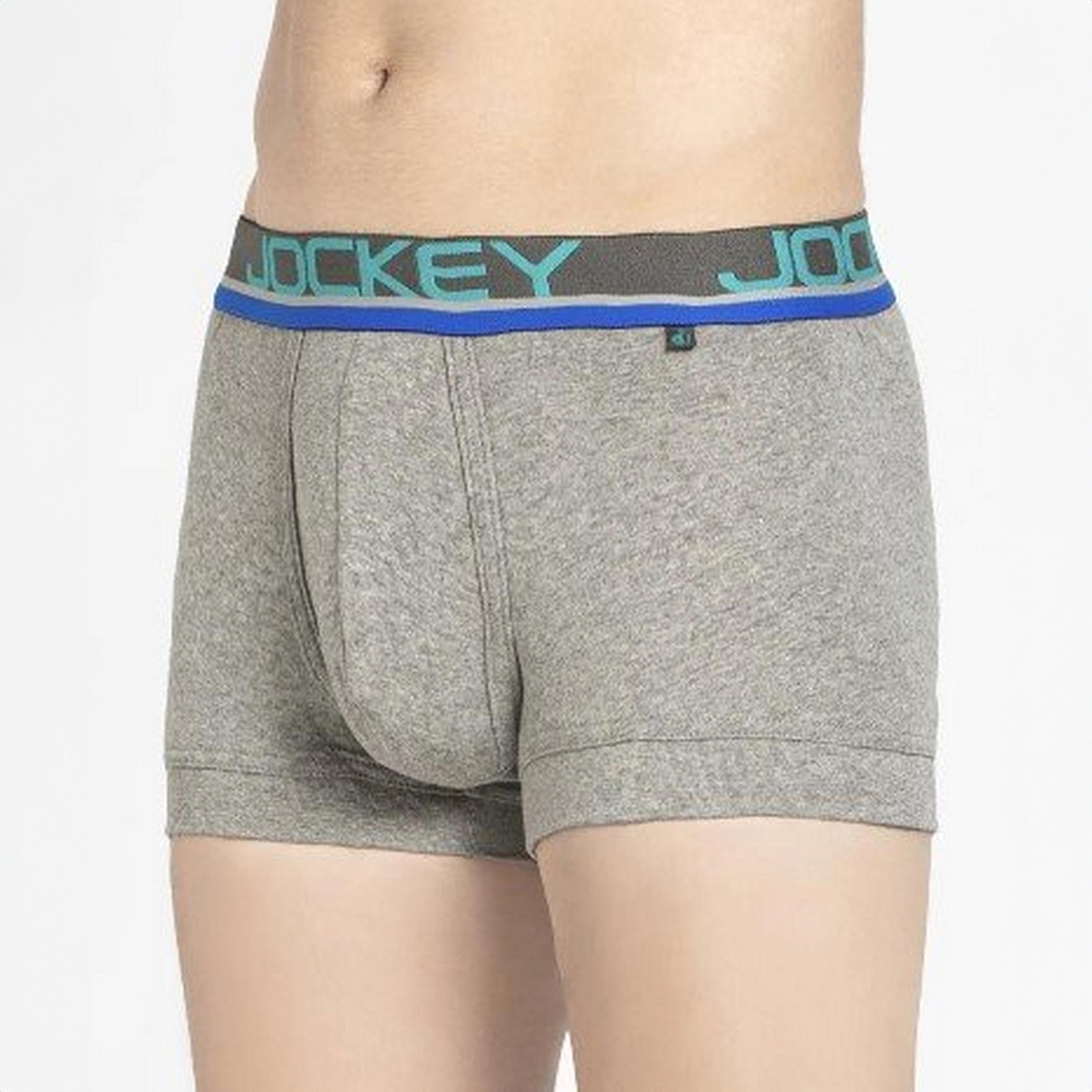 Jockey Assorted Brand Print Waistband Men's Trunks-men-clothing-innerwear-underwear-image-3