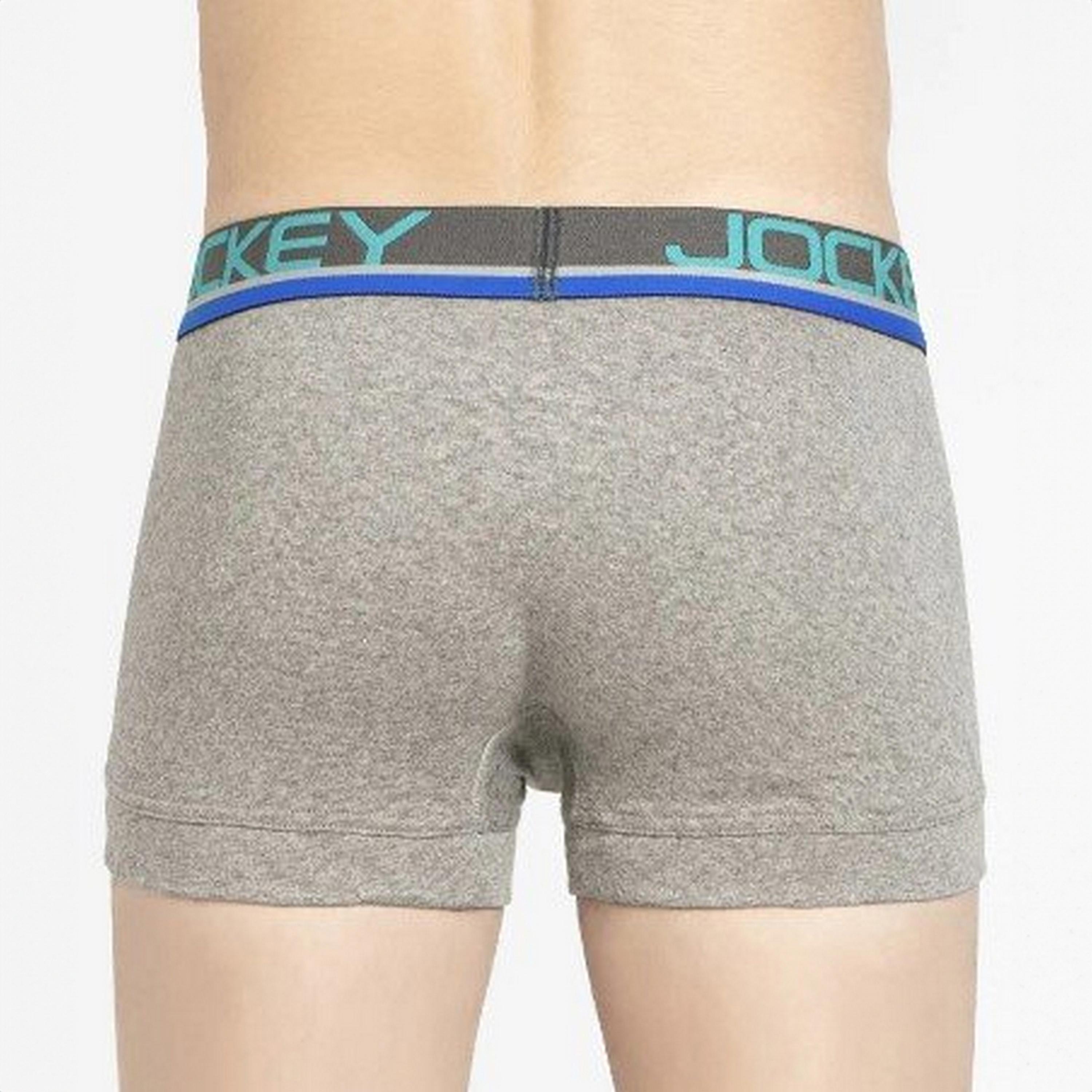 Jockey Assorted Brand Print Waistband Men's Trunks-men-clothing-innerwear-underwear-image-5