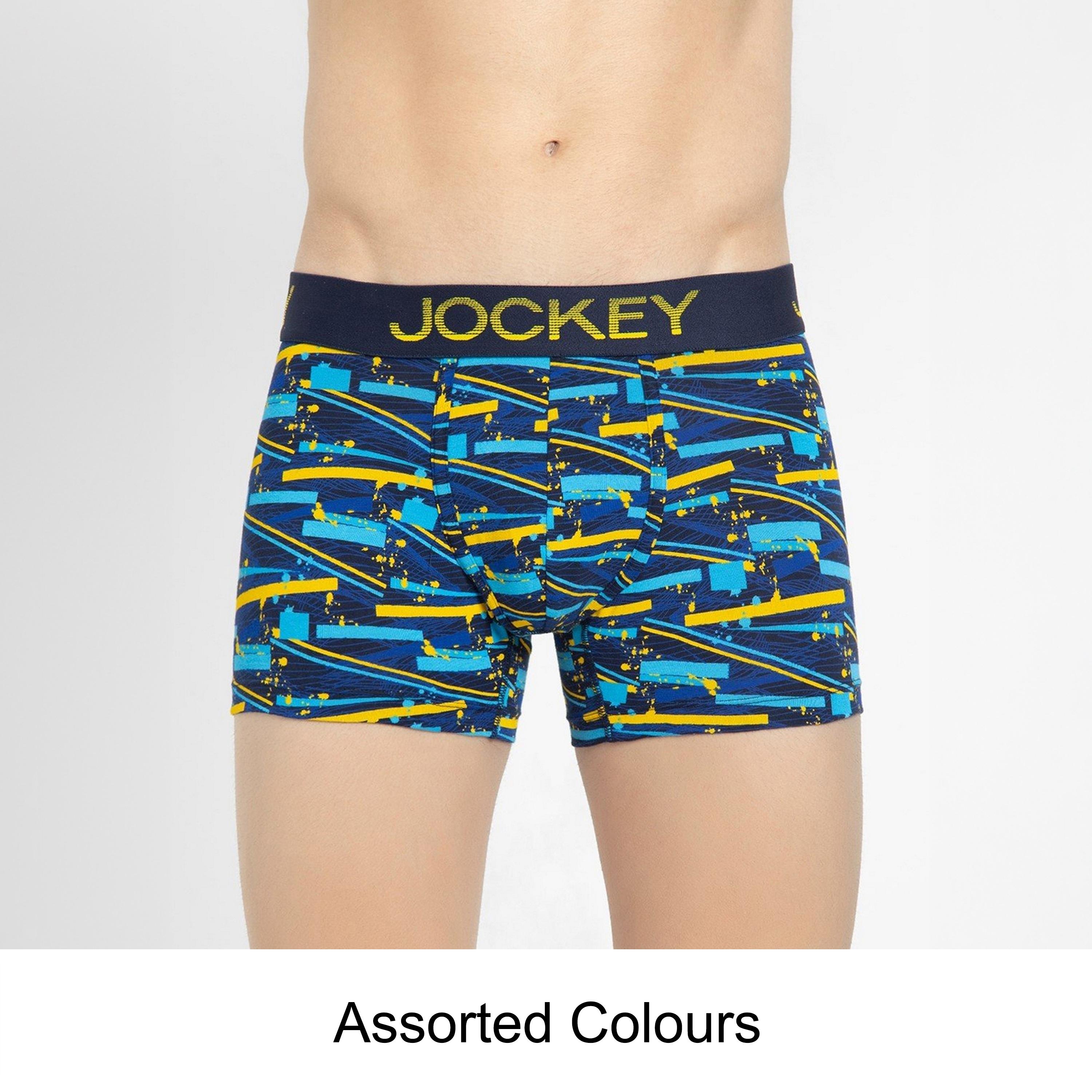 Jockey Assorted Printed Men's Trunks-men-clothing-innerwear-underwear-image-1