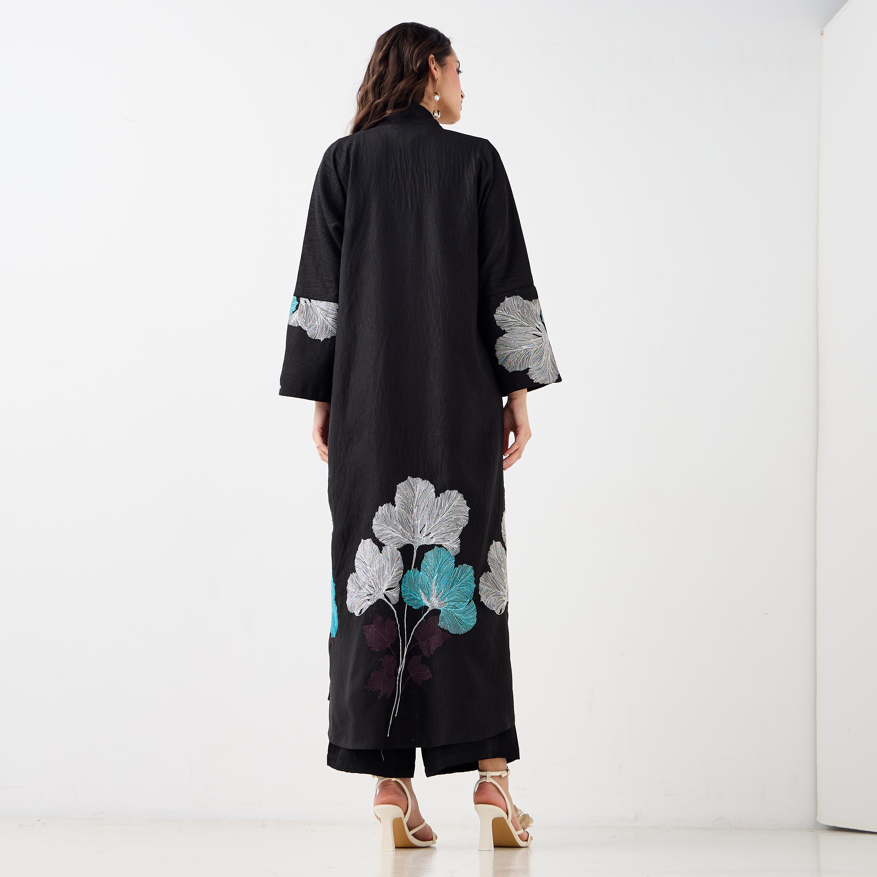 Hadiyath Al Madinah Embroidered Abaya-women-arabicclothing-abayas-image-5