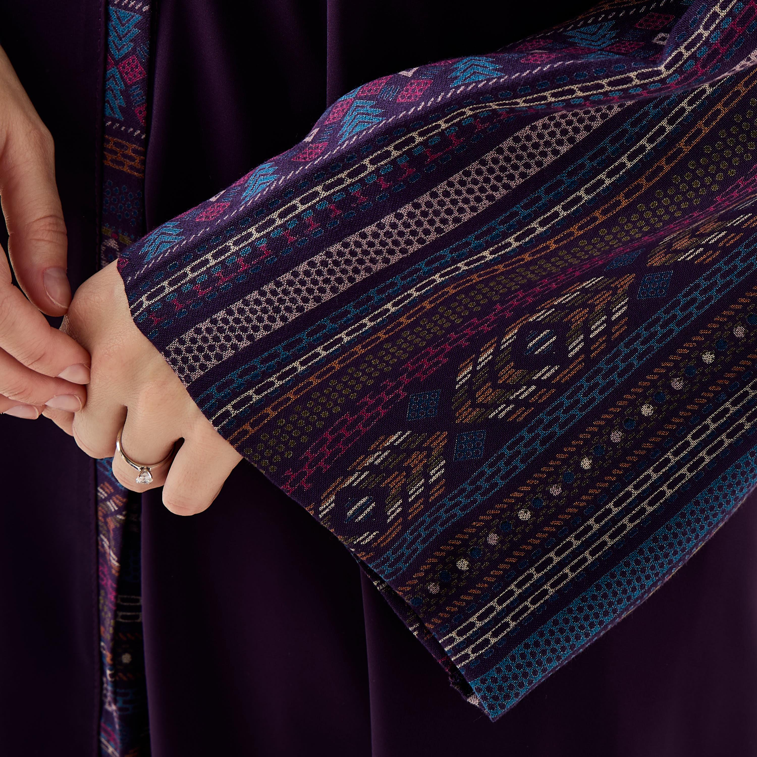 Hadiyath Al Madinah Panelled Abaya-women-arabicclothing-abayas-image-6