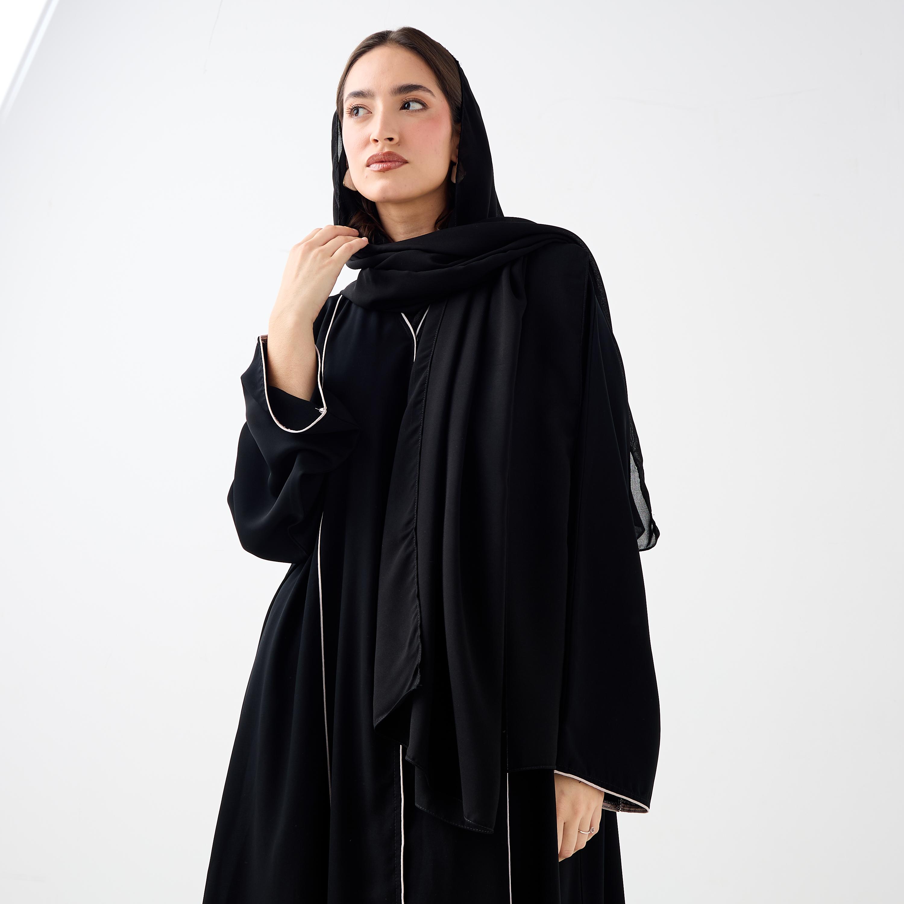 Hadiyath Al Madinah Embroidered Abaya-women-arabicclothing-abayas-image-2