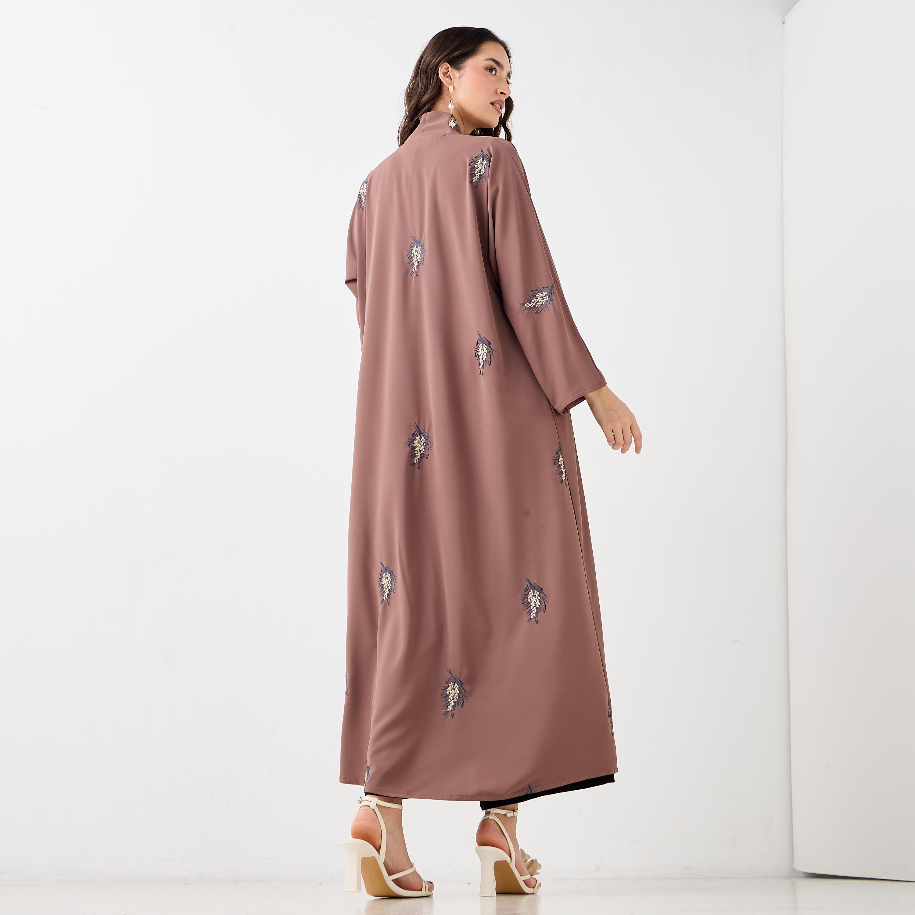 Hadiyath Al Madinah Embroidered Abaya-women-arabicclothing-abayas-image-5