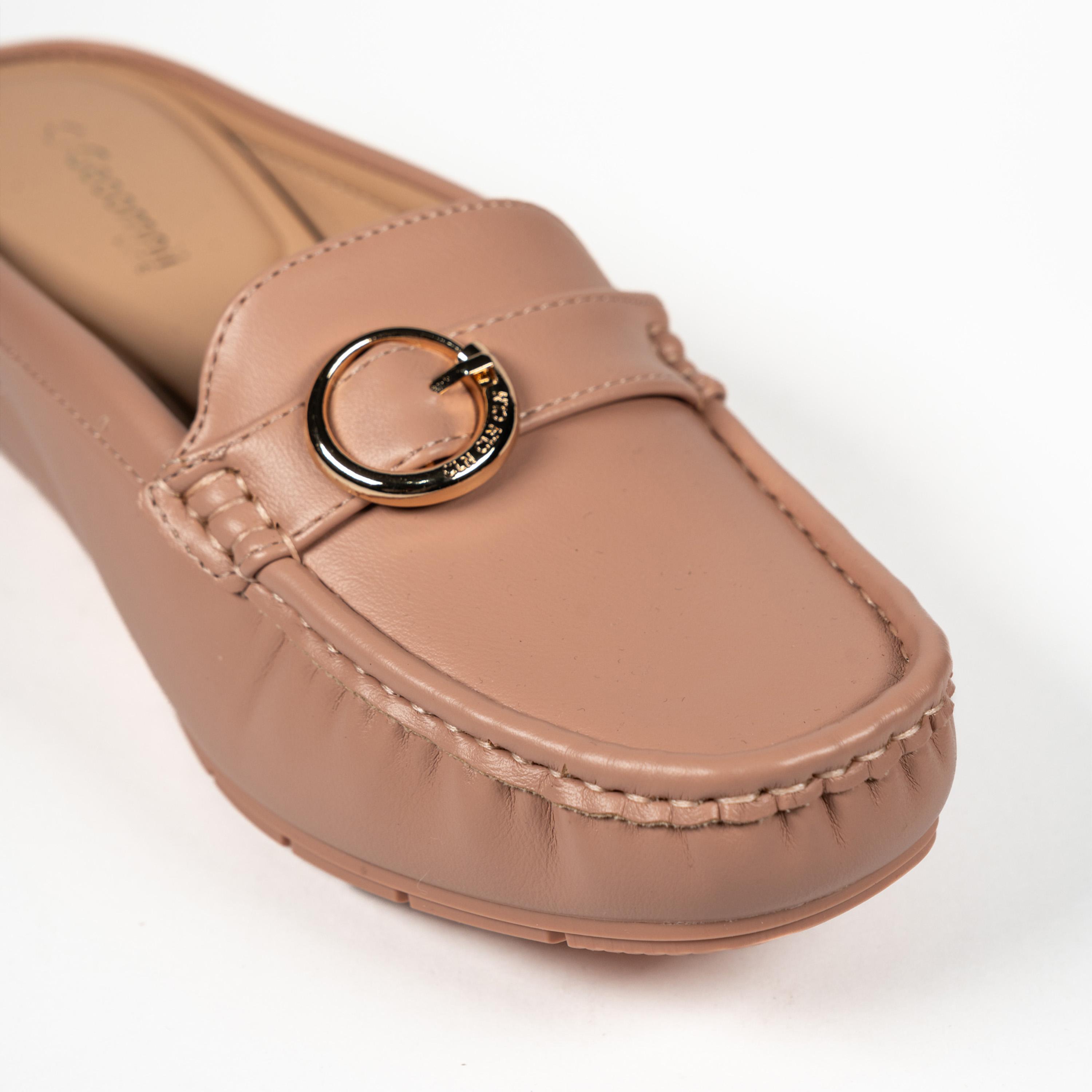 جيومني - حذاء ييل سهل الارتداء بكعب إسفيني للنساء | G25225-20-DUSTY PINK-women-shoes-loafersandmoccasins-image-2