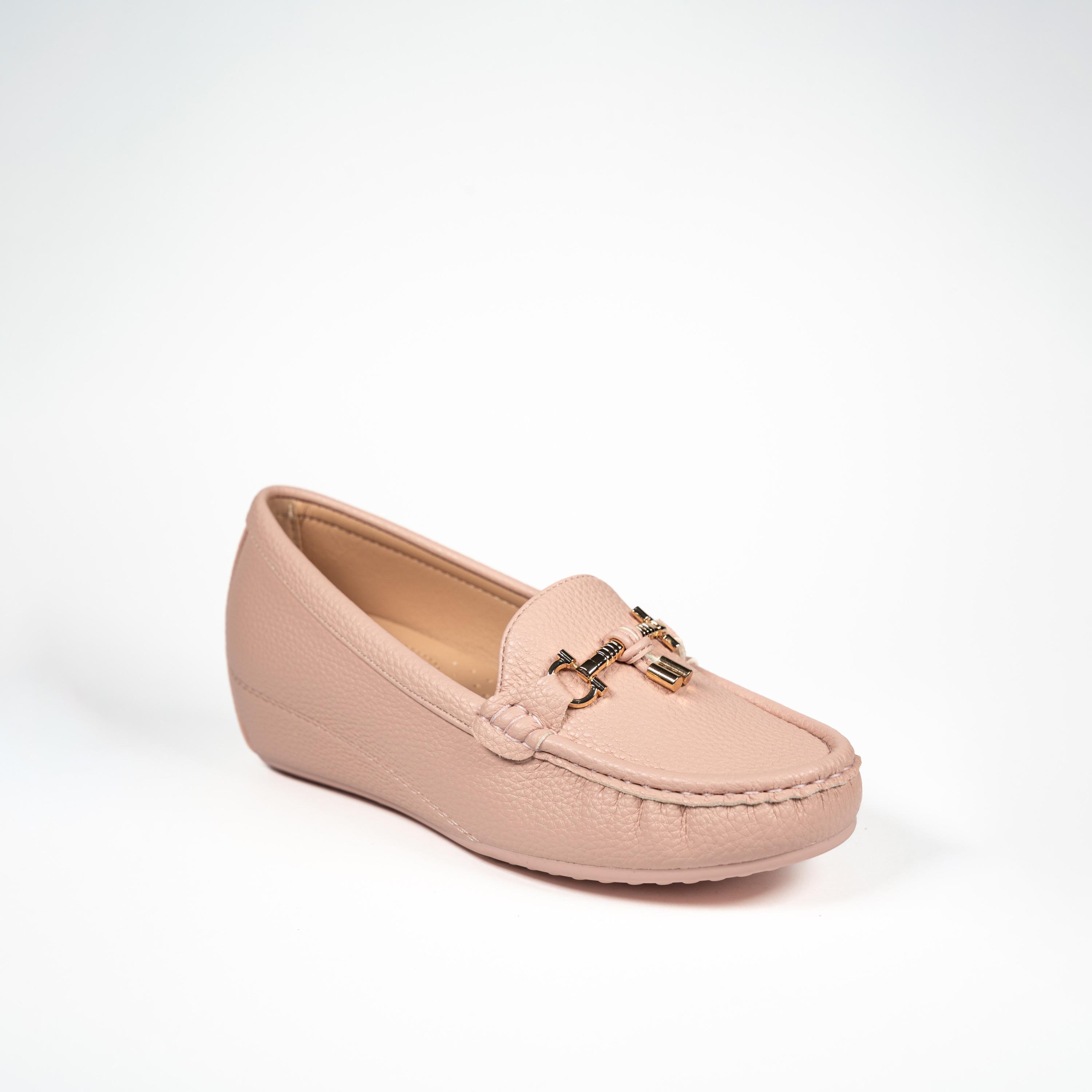 جيومني - حذاء ايبل سهل الارتداء بكعب إسفيني للنساء | G25225-24-PINK-women-shoes-loafersandmoccasins-image-1