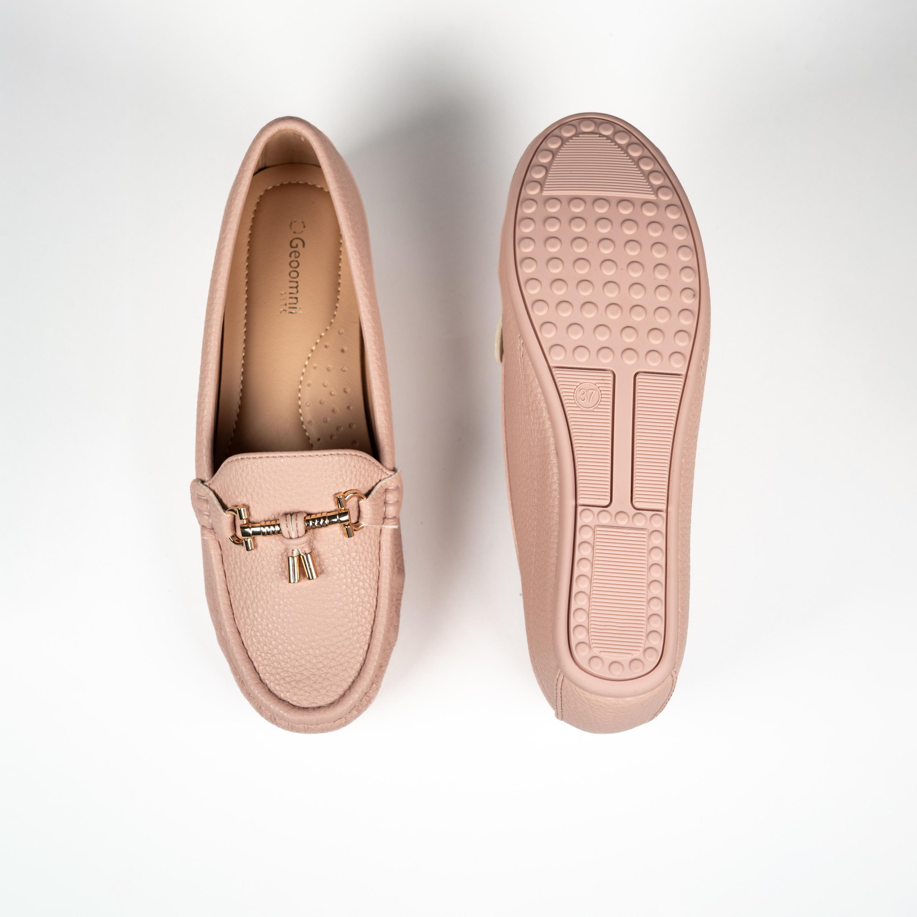 جيومني - حذاء ايبل سهل الارتداء بكعب إسفيني للنساء | G25225-24-PINK-women-shoes-loafersandmoccasins-image-3