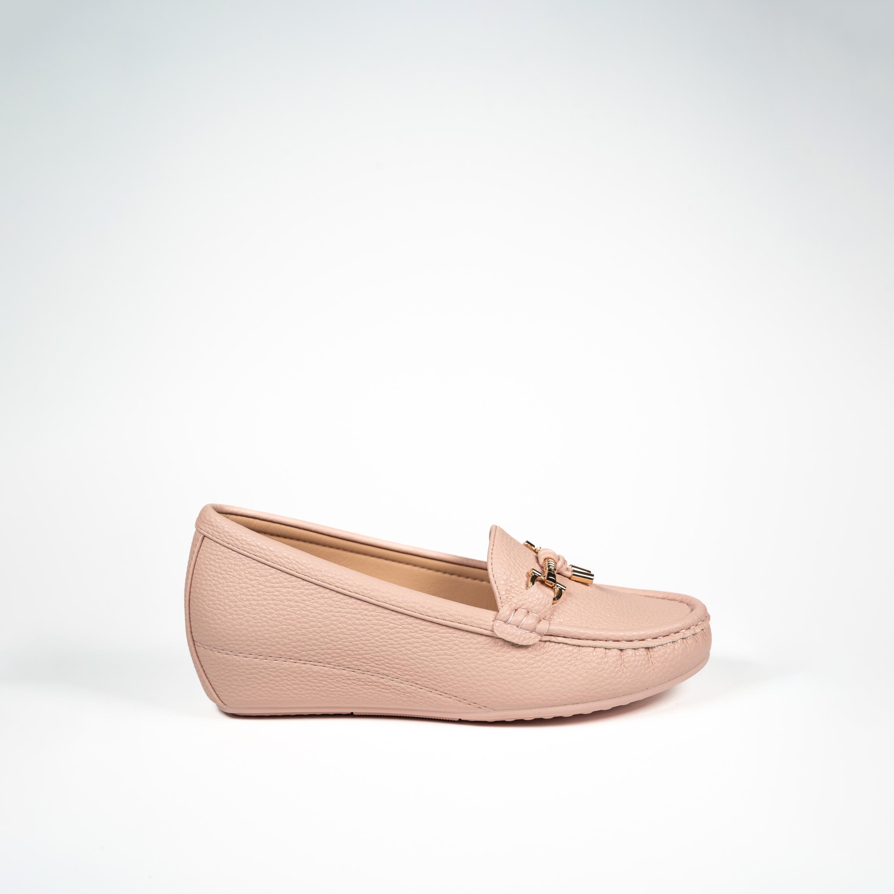 جيومني - حذاء ايبل سهل الارتداء بكعب إسفيني للنساء | G25225-24-PINK-women-shoes-loafersandmoccasins-image-4