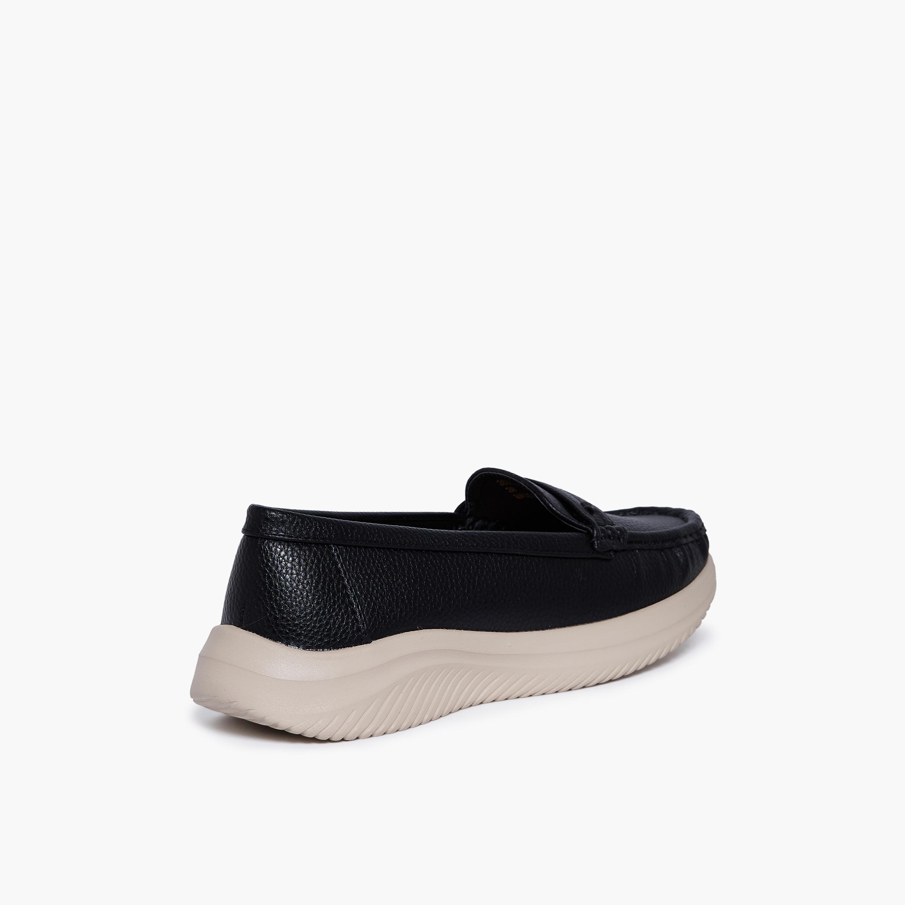 جيومني - حذاء كاثي1 سهل الارتداء نعل سميك للنساء | G25225-8-BLACK-women-shoes-flats-loafers-image-5