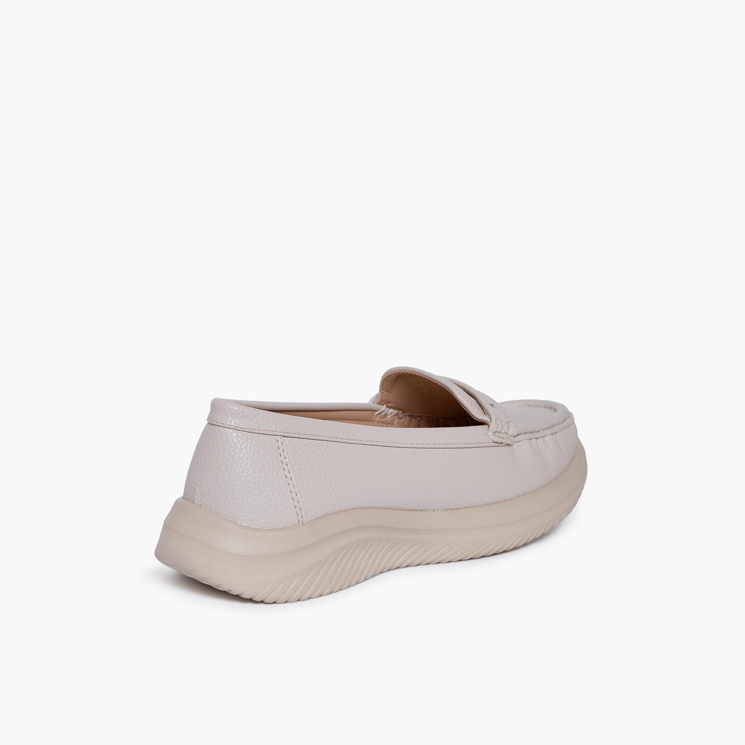 جيومني - حذاء كاتي1 سهل الارتداء نعل سميك للنساء | G25225-8-CREAM-women-shoes-flats-loafers-image-5