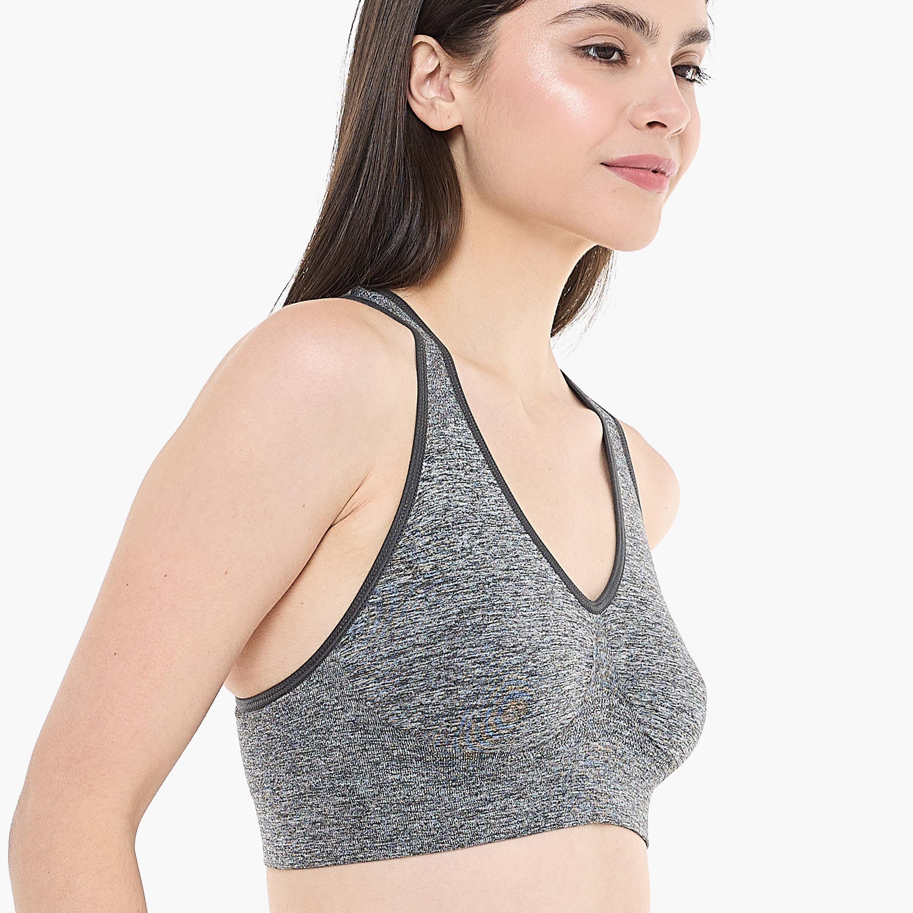 حمالة صدر رياضية للنساء من هنس مبطنة بشكل خفيف وبدون أسلاك بظهر متسابق بدون خياطة-women-clothing-lingerie-bras-image-8