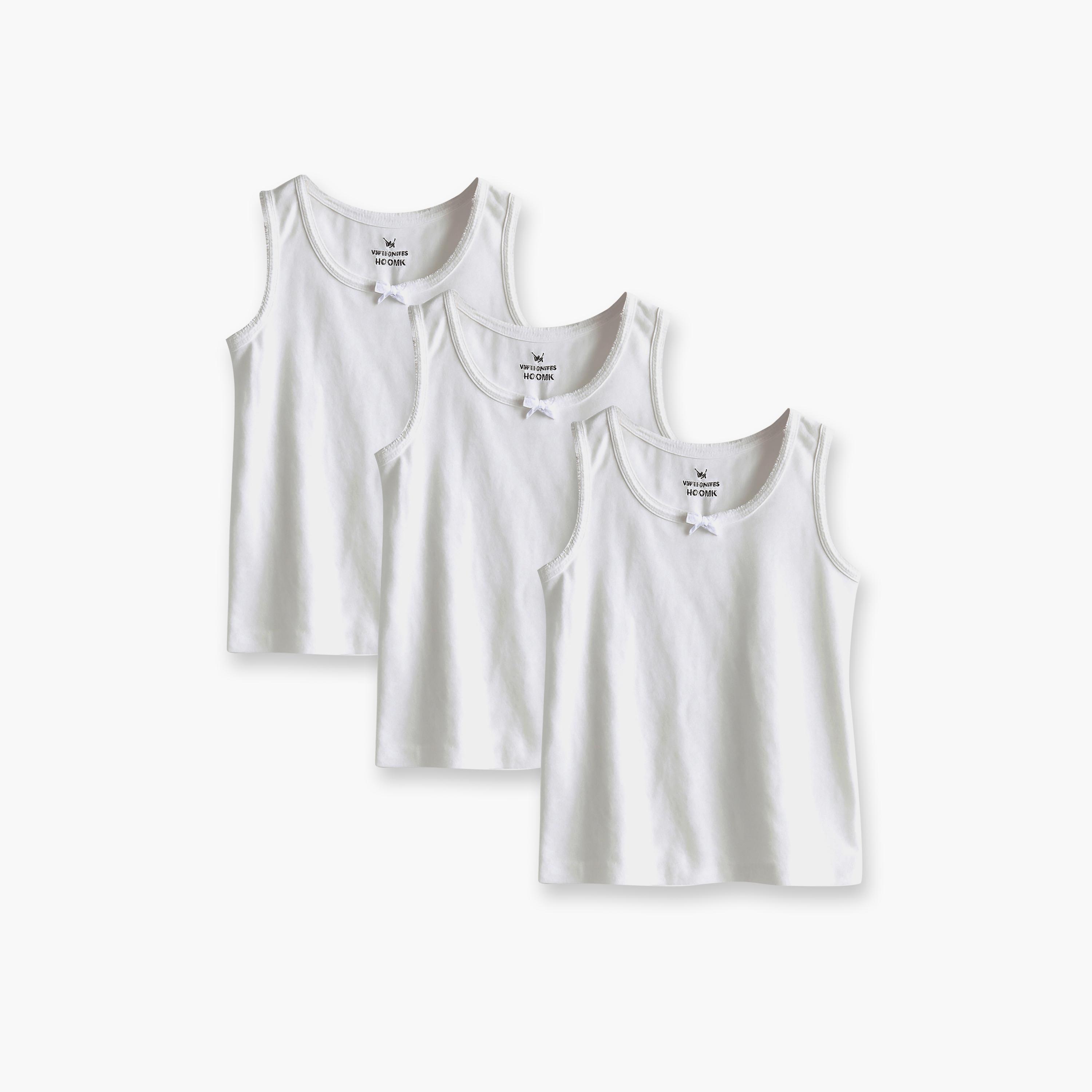 Victor and Jane 3-Piece Soft & Stretchable Vest Set-girls-clothing-innerwear-vests-image-1