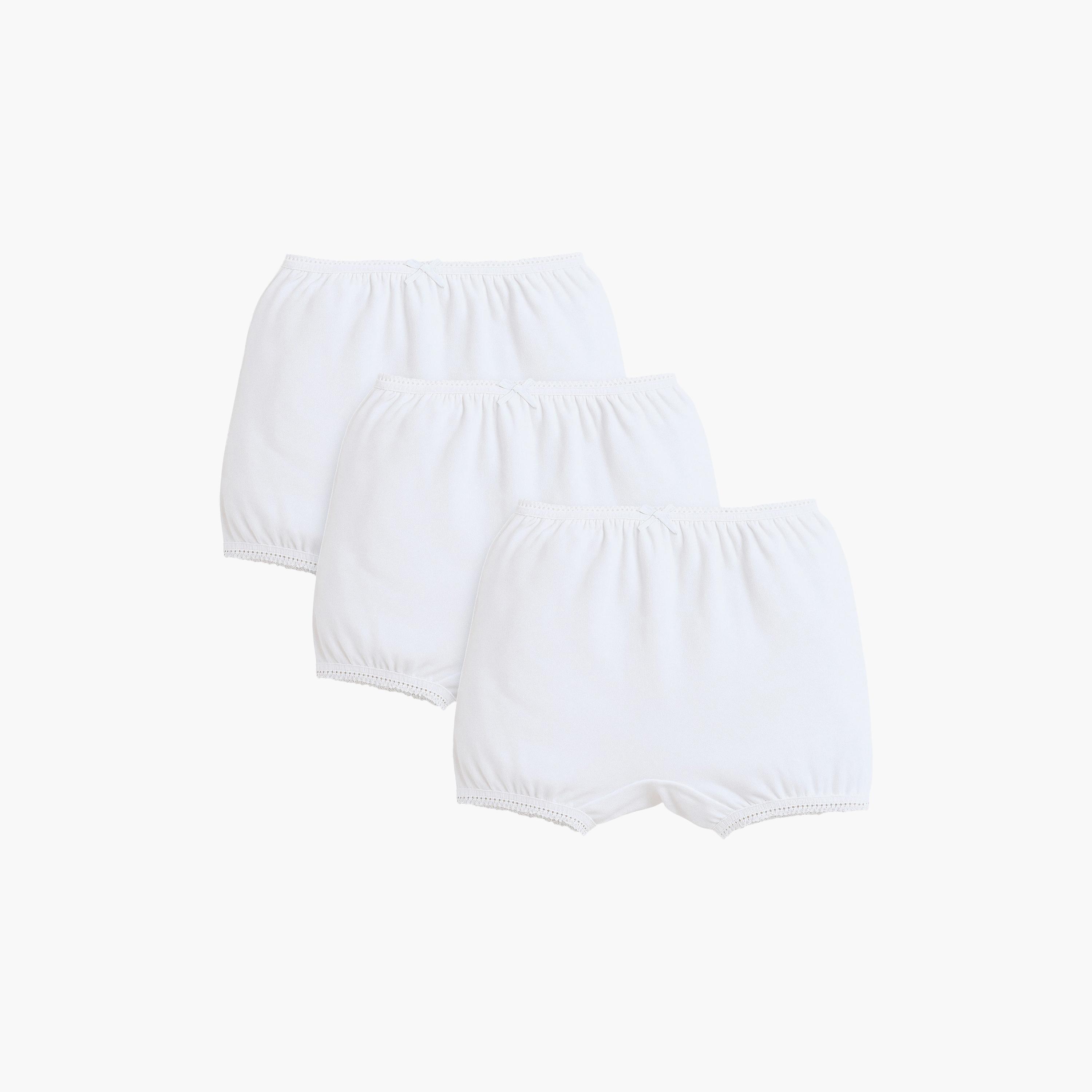 طقم 3 قطع شورت قطن من فيكتور أند جين-girls-clothing-innerwear-sets-image-1