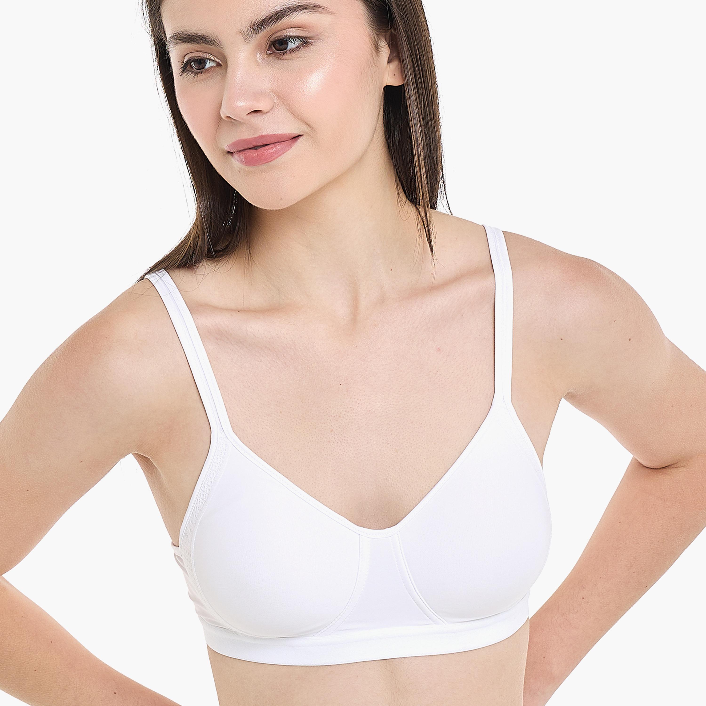 Hanes Lightly Padded Non-Wired X-Temp Foam Women's Multiway Bra-women-clothing-lingerie-bras-image-1