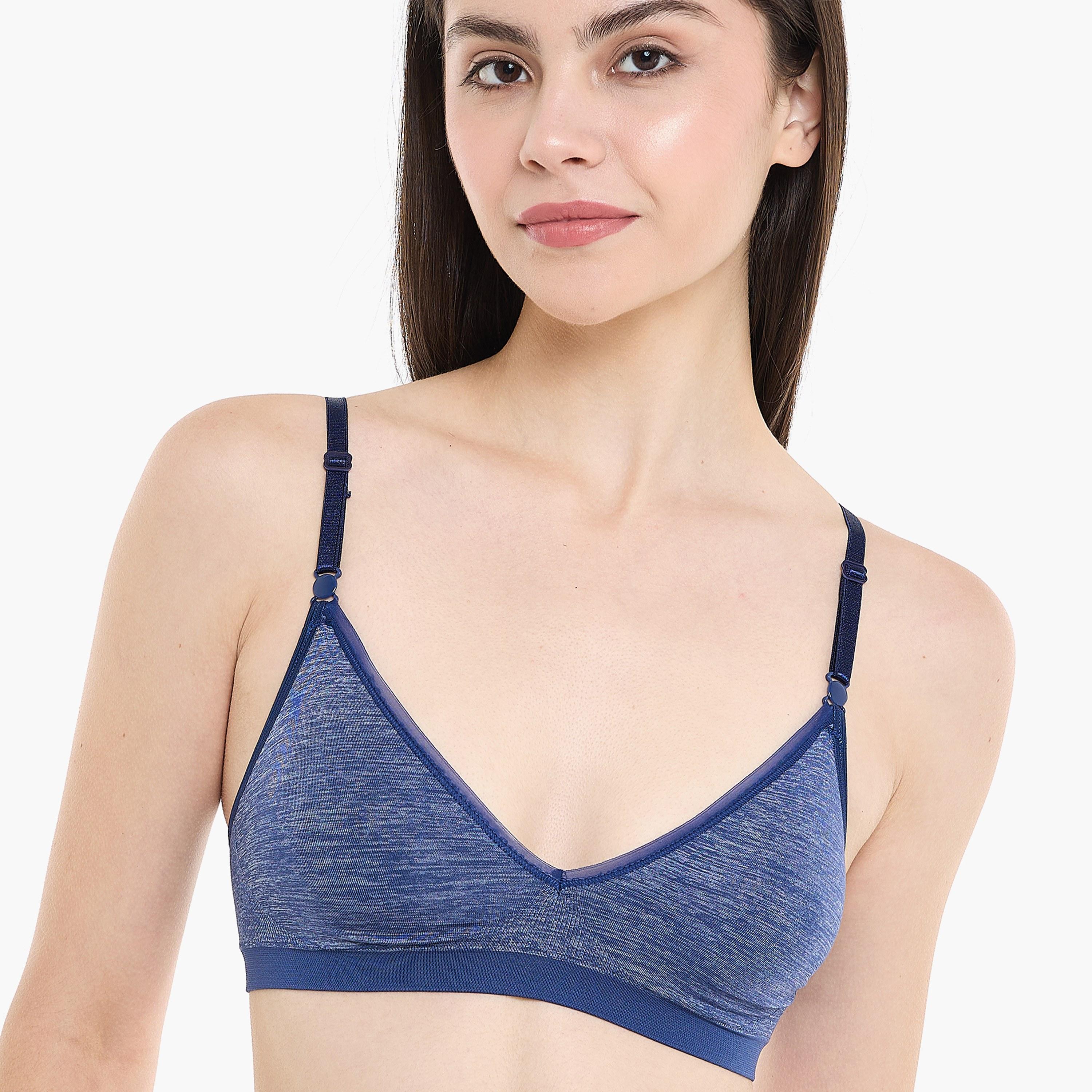 Hanes Lightly Padded Non-Wired Convertible Seamless Women's Bra-women-clothing-lingerie-bras-image-1