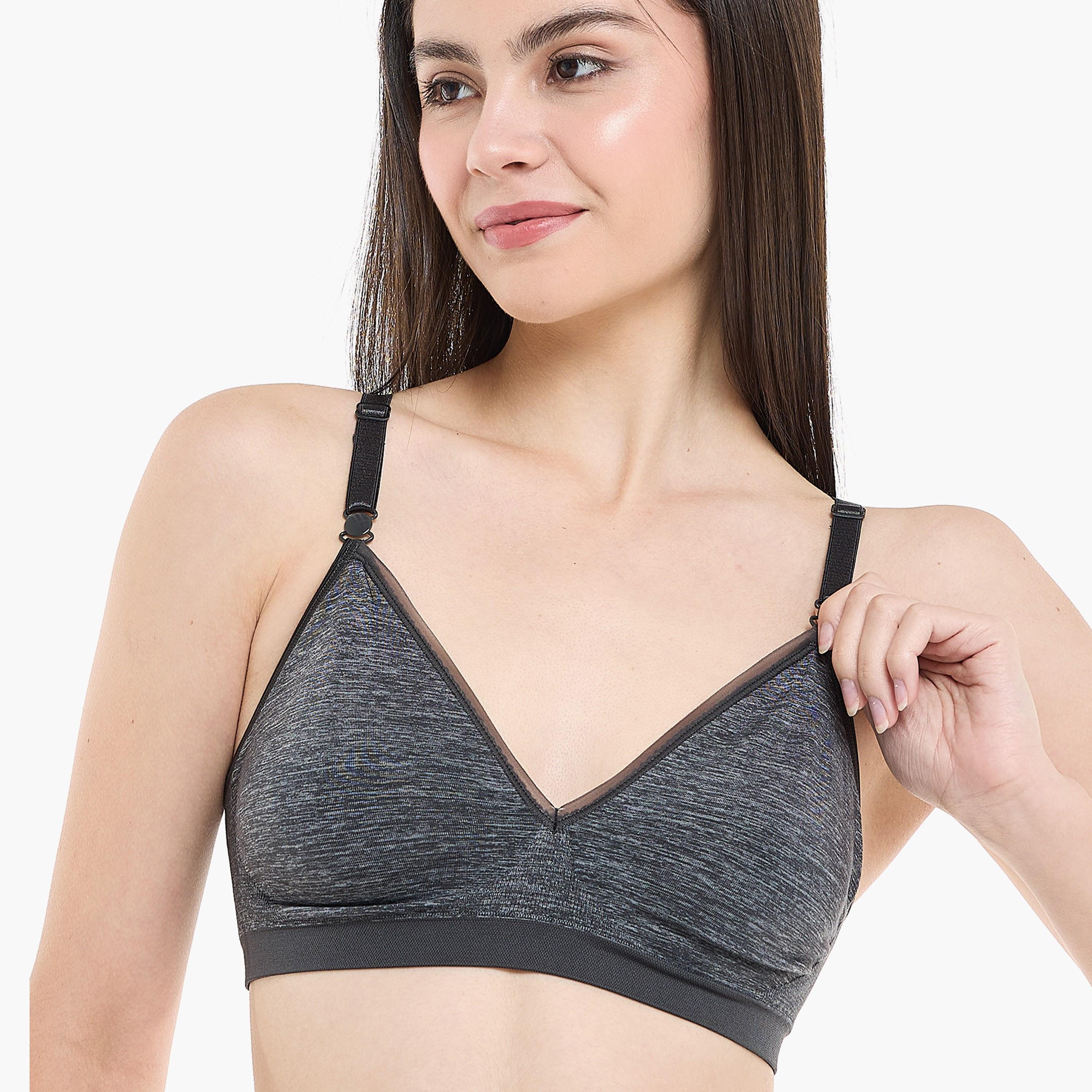 حمالة صدر نسائية من هنس مبطنة بشكل خفيف وبدون أسلاك وقابلة للتحويل-women-clothing-lingerie-bras-image-5