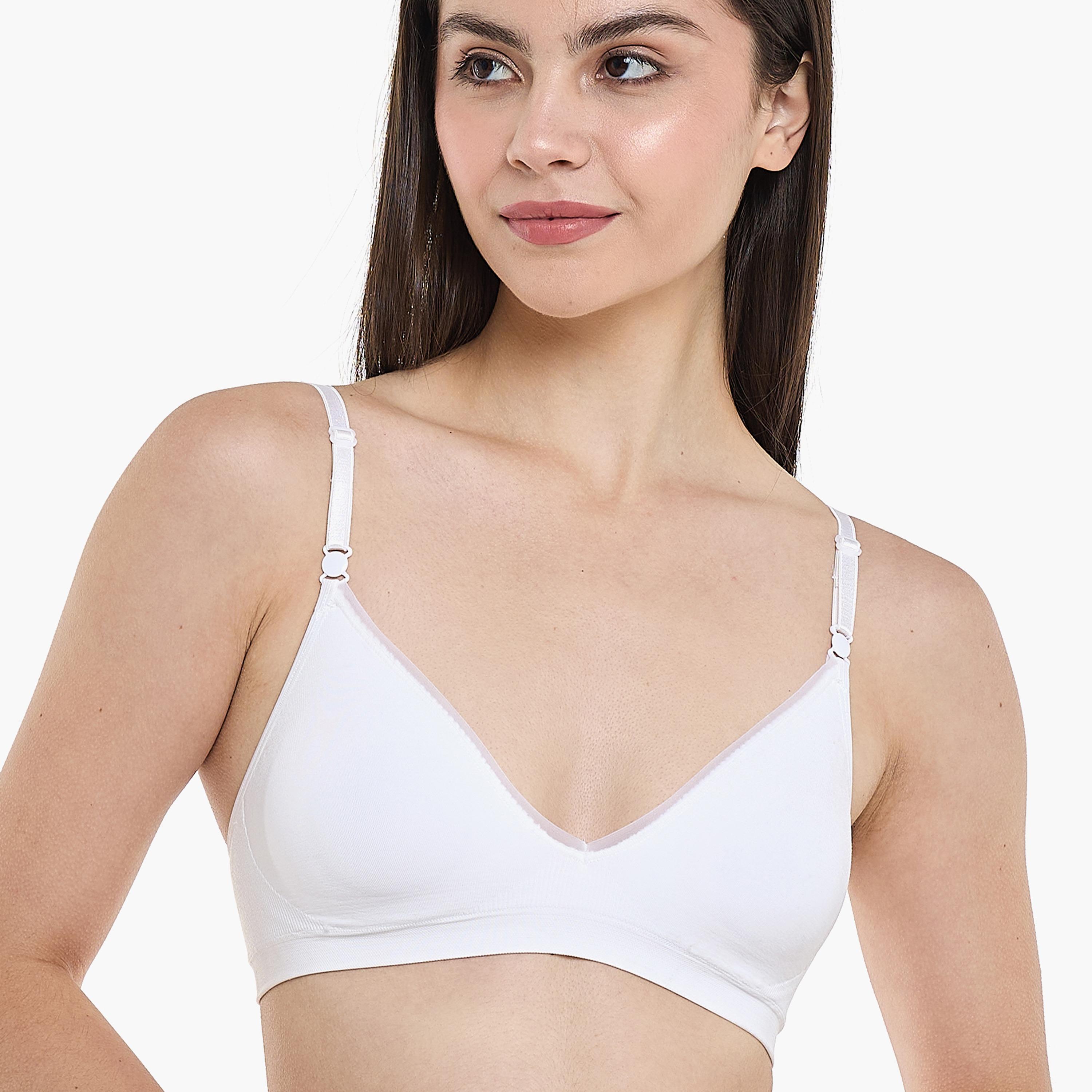 حمالة صدر نسائية من هنس مبطنة بشكل خفيف وبدون أسلاك وقابلة للتحويل-women-clothing-lingerie-bras-image-13