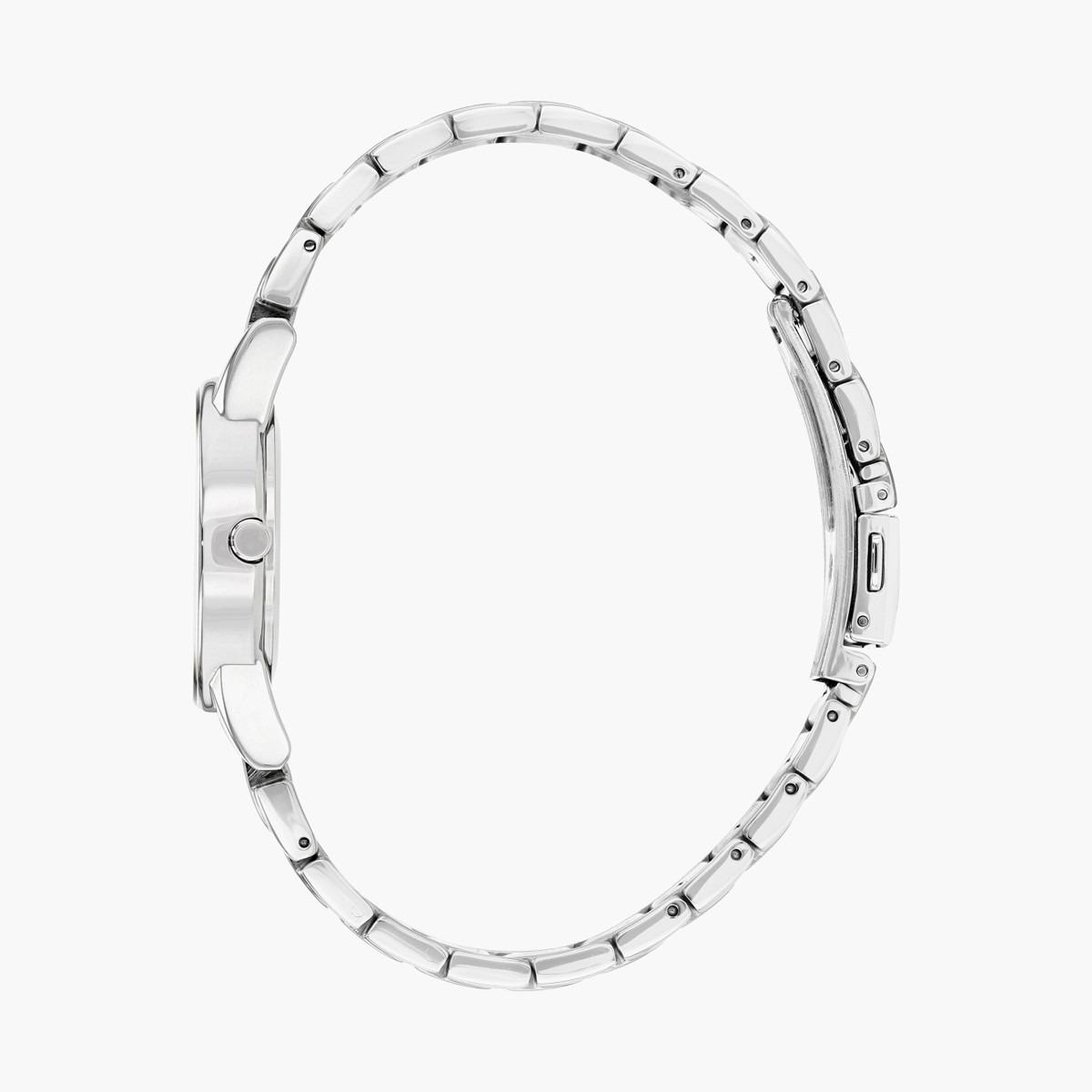 ساعة تناظرية فضيّة إيكو درايف بحزام معدني للنساء من سيتيزن - GA1050 51A-women-watchesandjewellery-watches-image-2