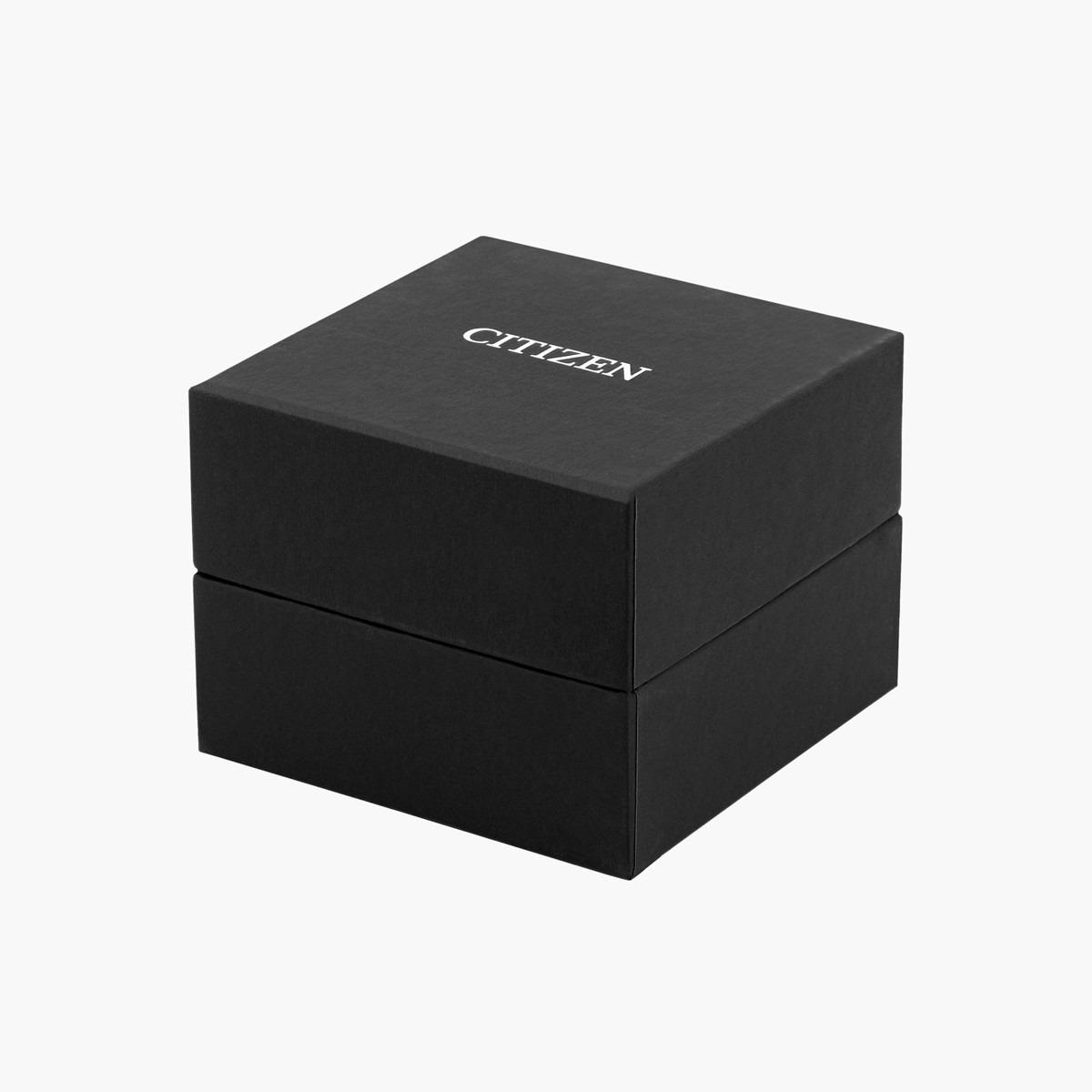 ساعة تناظرية فضيّة إيكو درايف بحزام معدني للنساء من سيتيزن - GA1050 51A-women-watchesandjewellery-watches-image-1