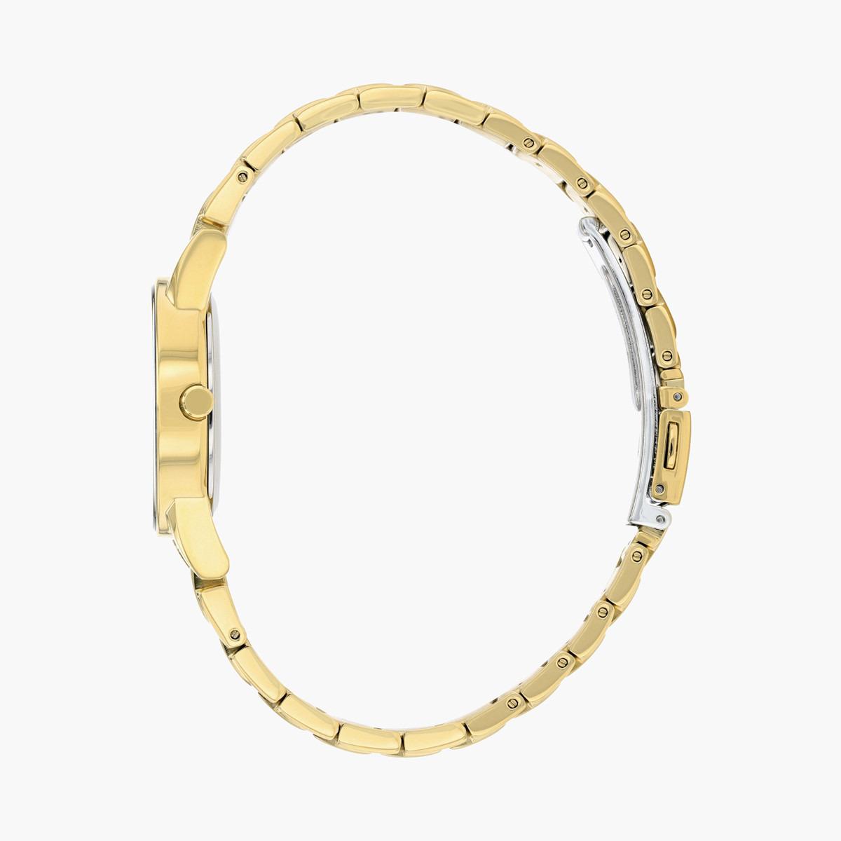 Citizen Women's Gold Analog Eco-Drive Metal Strap Watch GA1052 55E-women-watchesandjewellery-watches-image-3