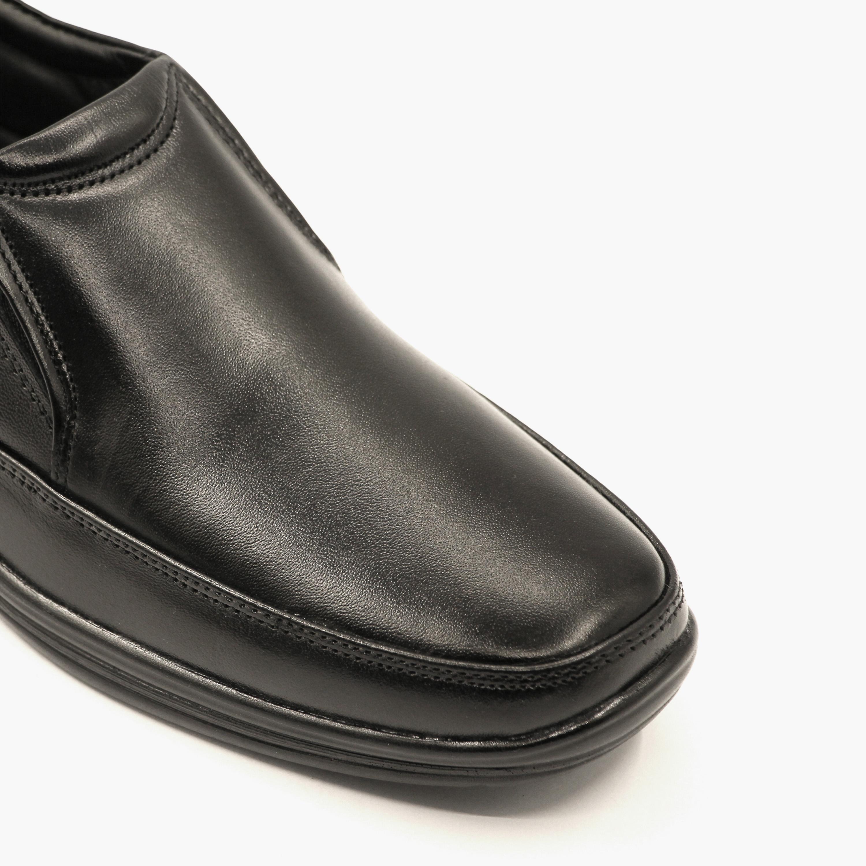 Geoomnii Men's Slip-On Aceveda Loafers | GEO-203-BLACK-men-shoes-loafersandmoccasins-image-2
