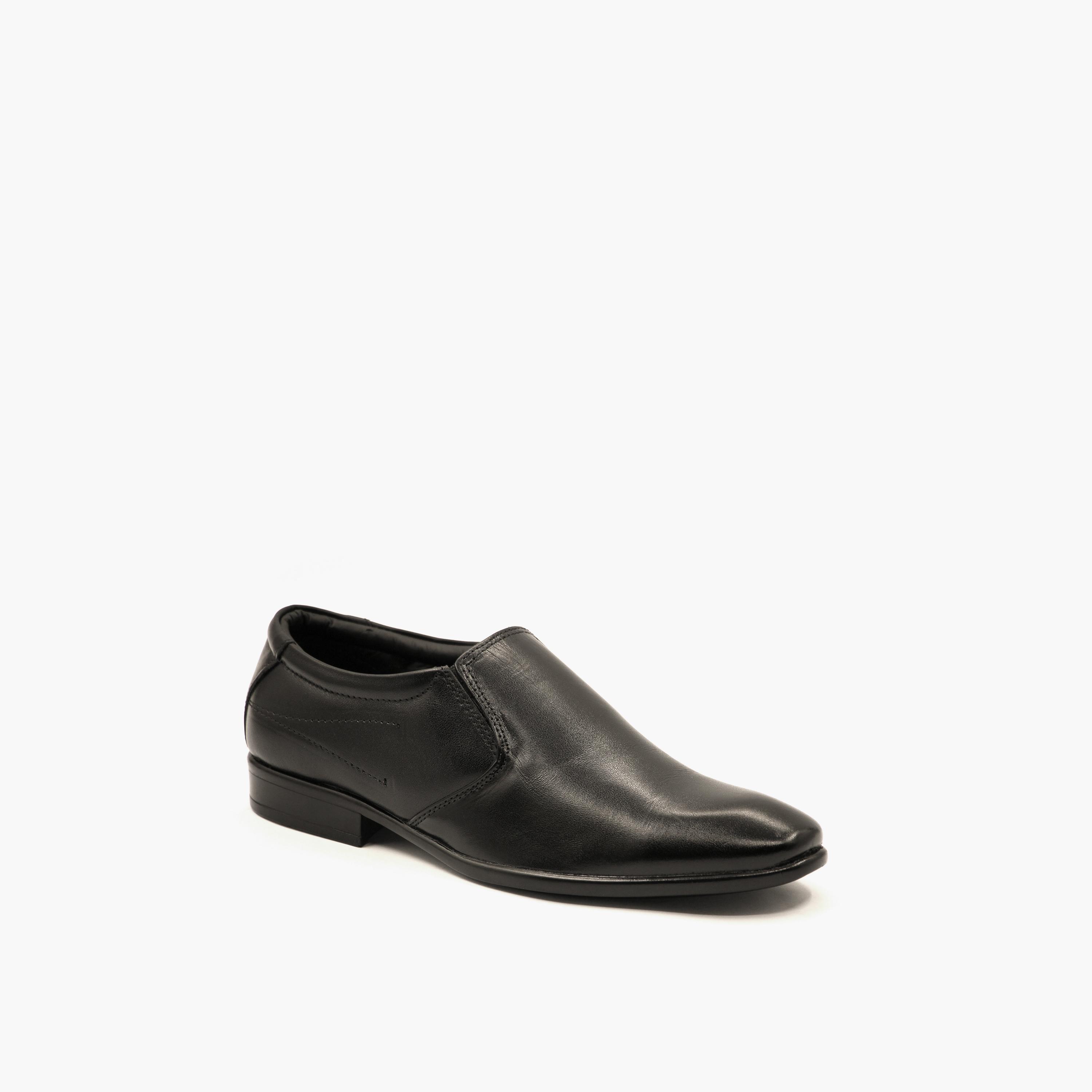 Geoomnii Men's Slip-On Kalvin Loafers | GEO-230-BROWN-men-shoes-loafersandmoccasins-image-1