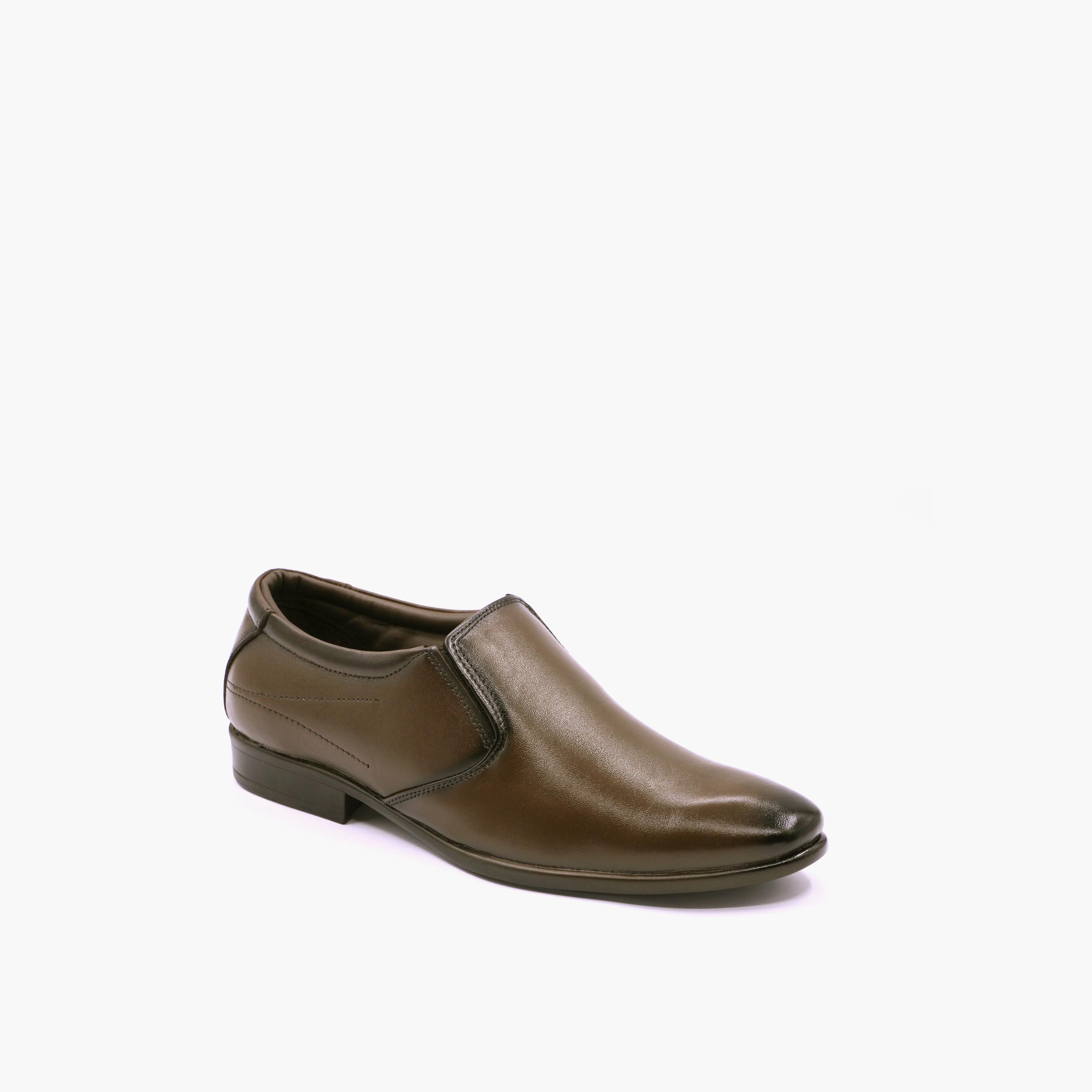 Geoomnii Men's Slip-On Kalvin Loafers | GEO-230-BROWN-men-shoes-loafersandmoccasins-image-6