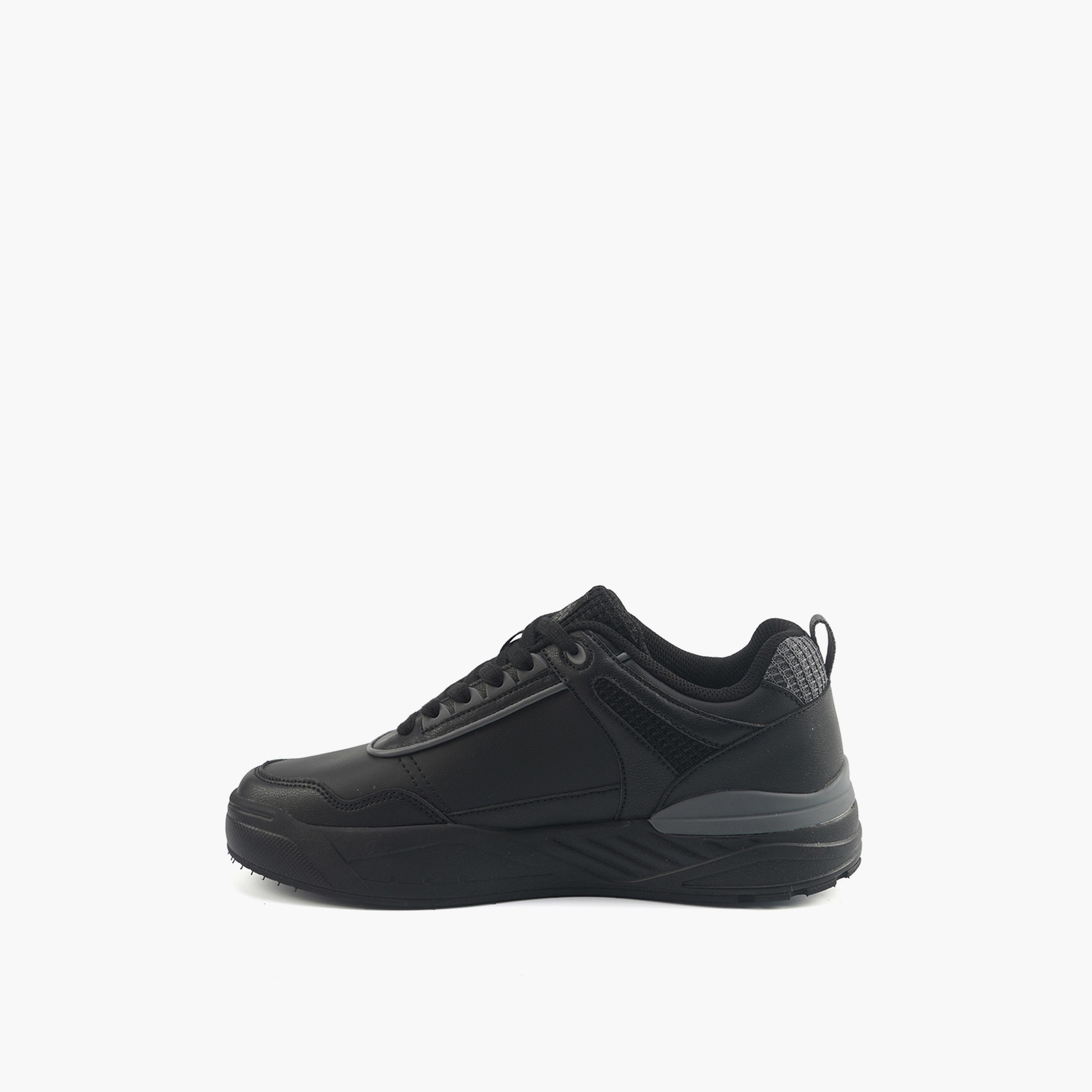 U.S. Polo Assn Men's Lace-Up Low Ankle Sneakers | GEORGE_GLB_5PR_MEN_OD-men-shoes-sneakers-image-2