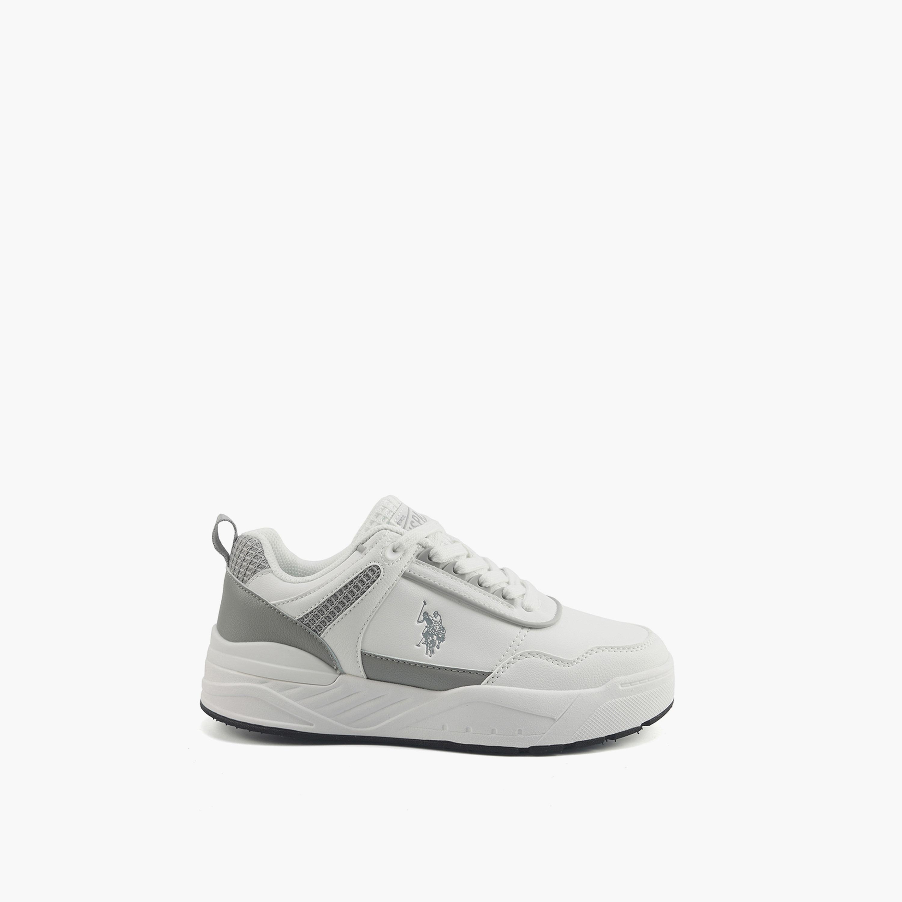 U.S. Polo Assn Women's Lace-Up Low Ankle Sneakers | GEORGE-GLB-5PR-WOMEN-OD-women-shoes-sneakers-image-2