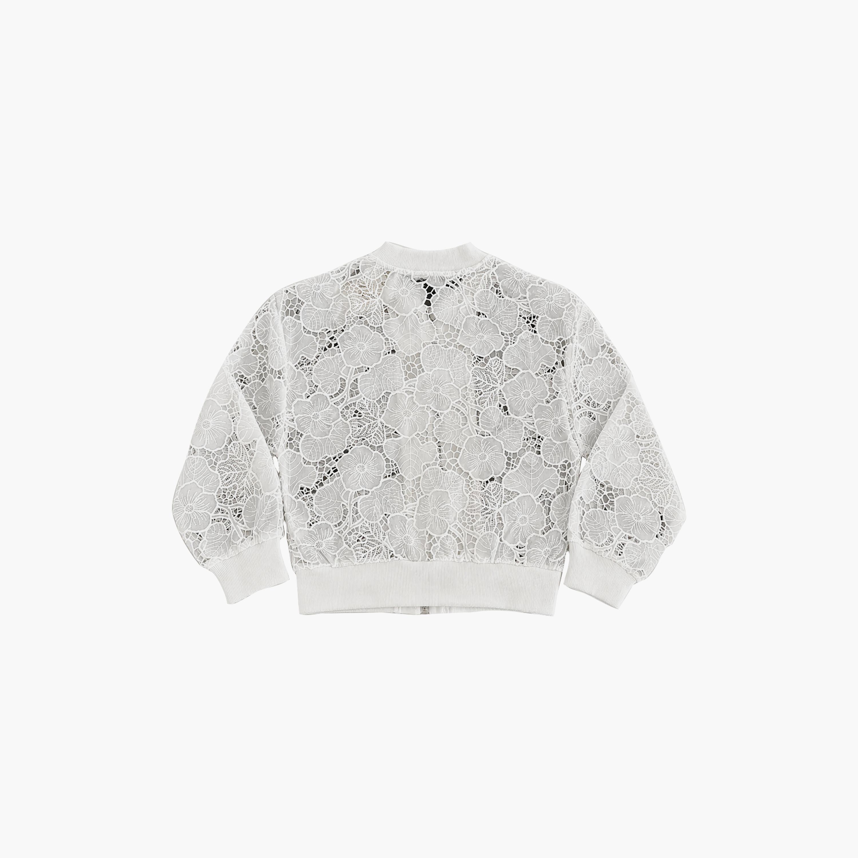 Victor and Jane Floral Lace Long Sleeves Zip-Up Casual Jacket-girls-clothing-winterwear-jacketsandcoats-image-6