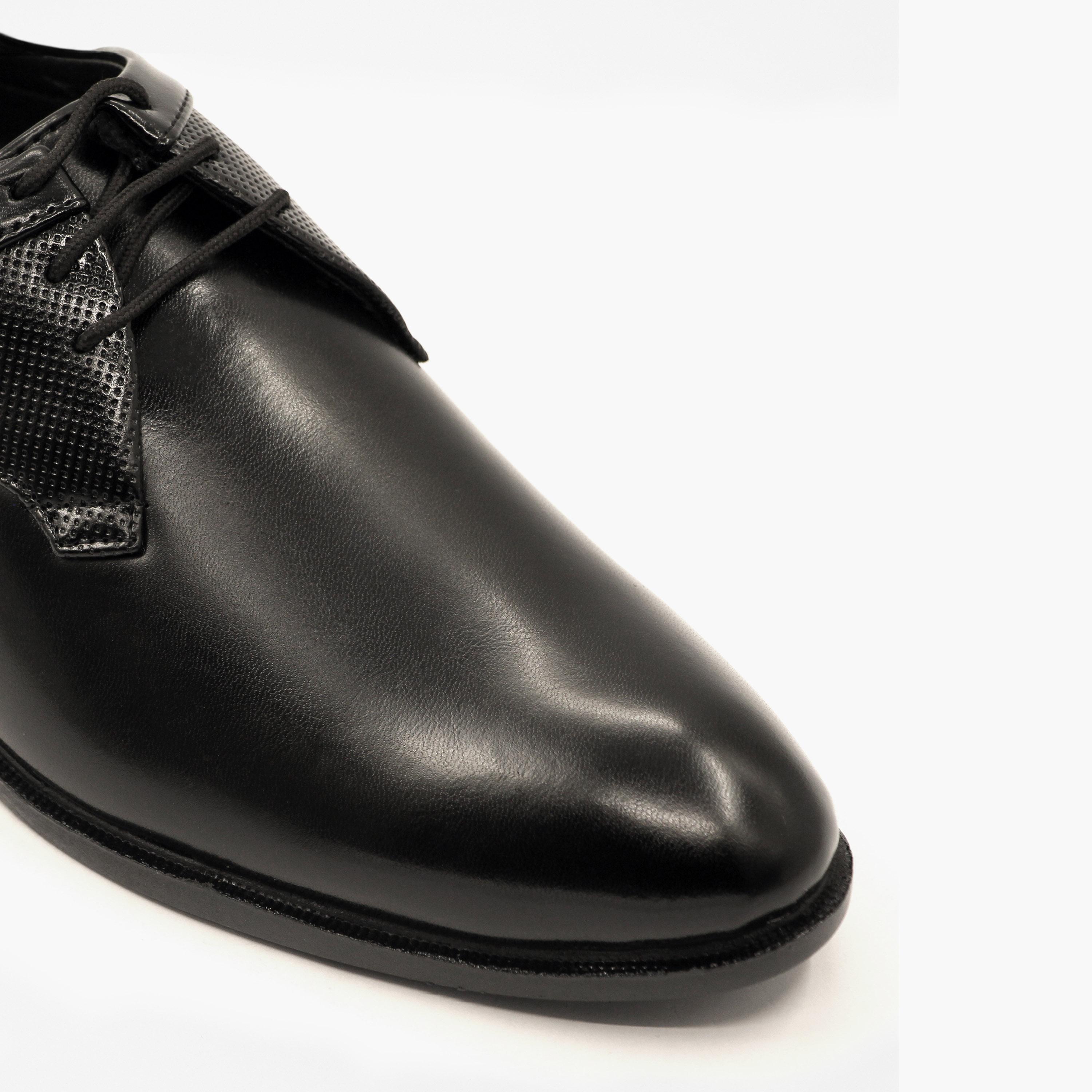 Geoomnii Men's Lace-Up Altess Oxford Shoes | GL-221-BLACK-men-shoes-formalshoes-image-2