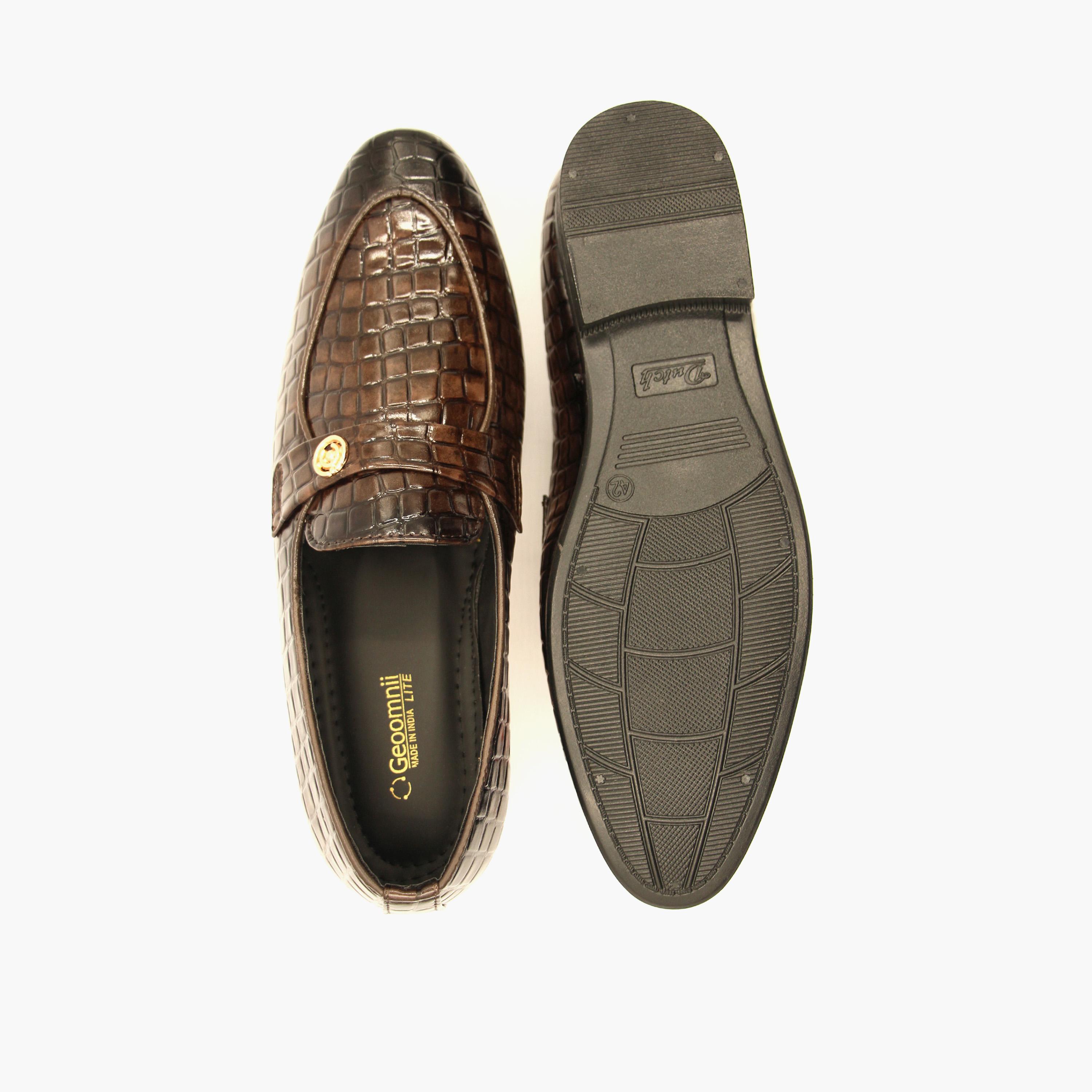 Geoomnii Men's Slip-On Kingslei Loafers | GL-238-BLACK-men-shoes-loafersandmoccasins-image-2