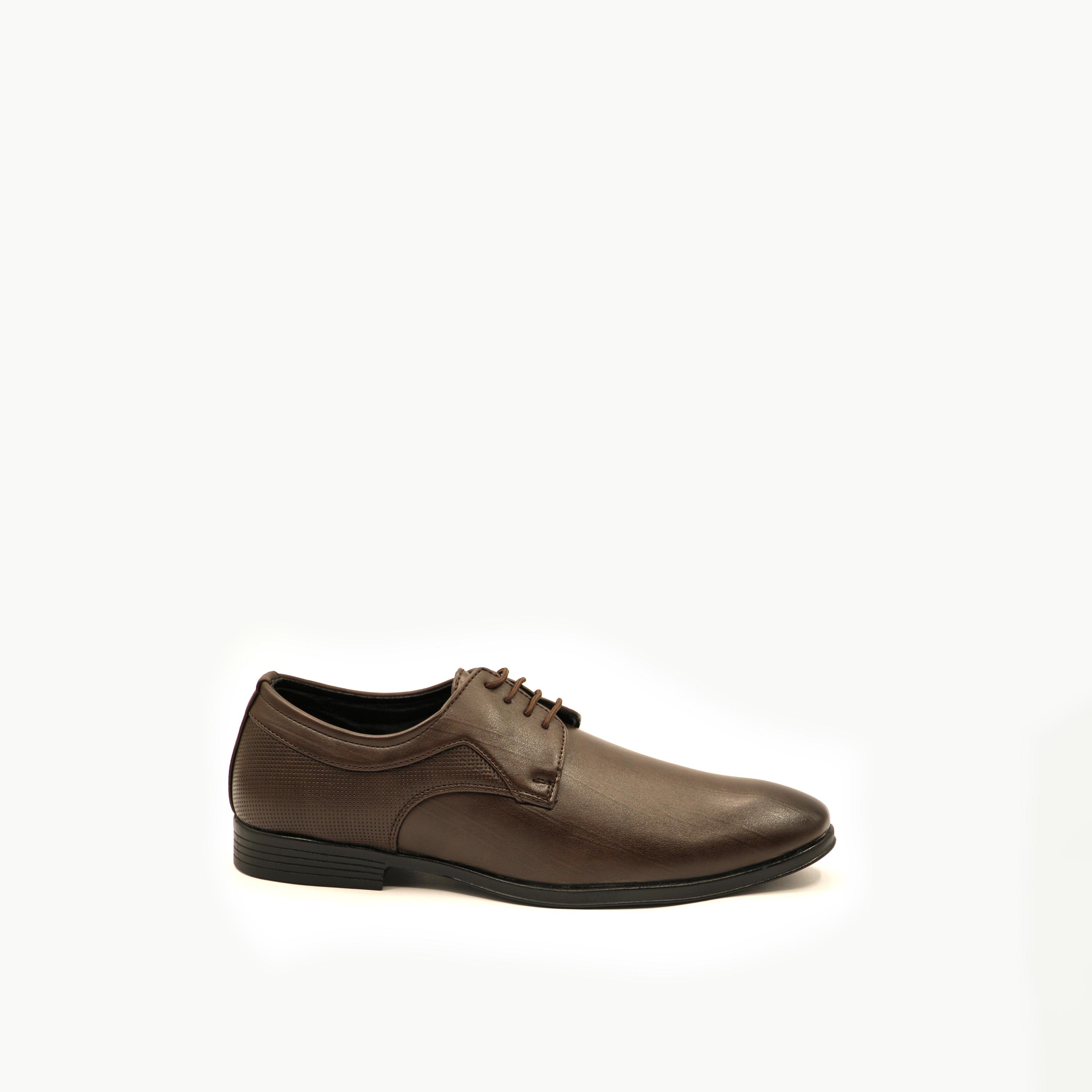 Geoomnii Men's Lace-Up Karmishael Oxford Shoes | GL-240-BROWN-men-shoes-formalshoes-image-4