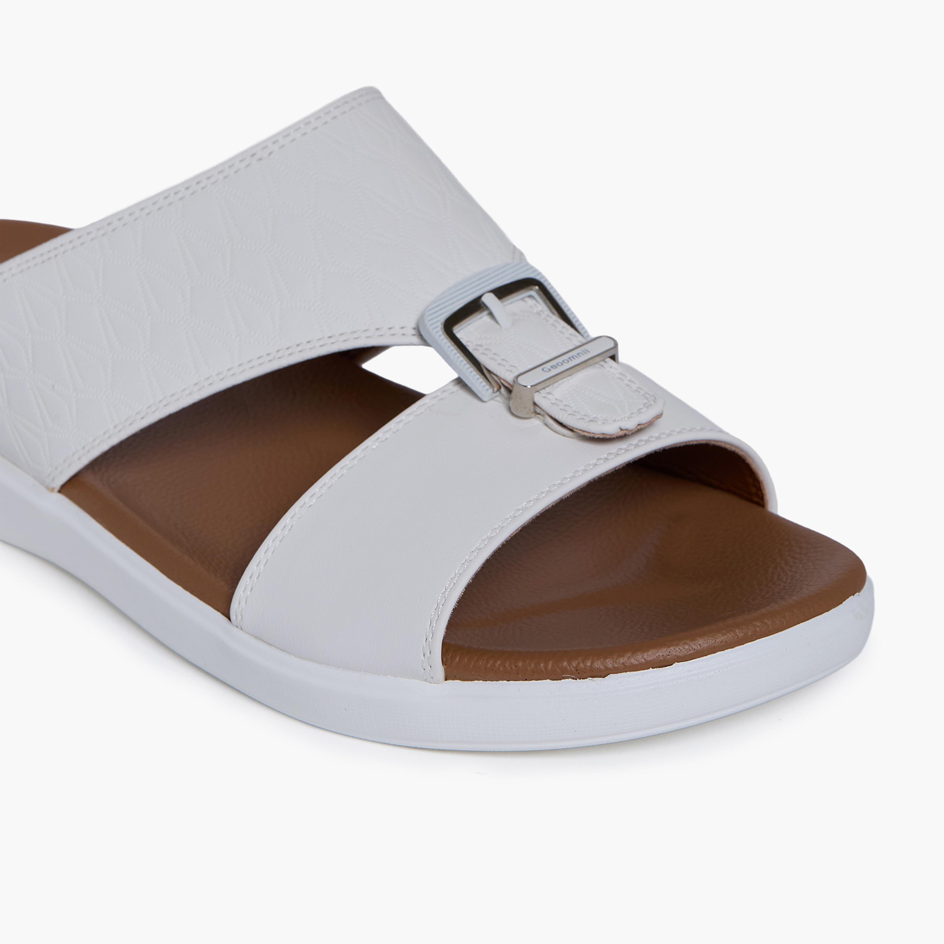جيومني - صندل زارا سهل الارتداء للرجال | GM-C826-WHITE-men-shoes-sandals-image-2