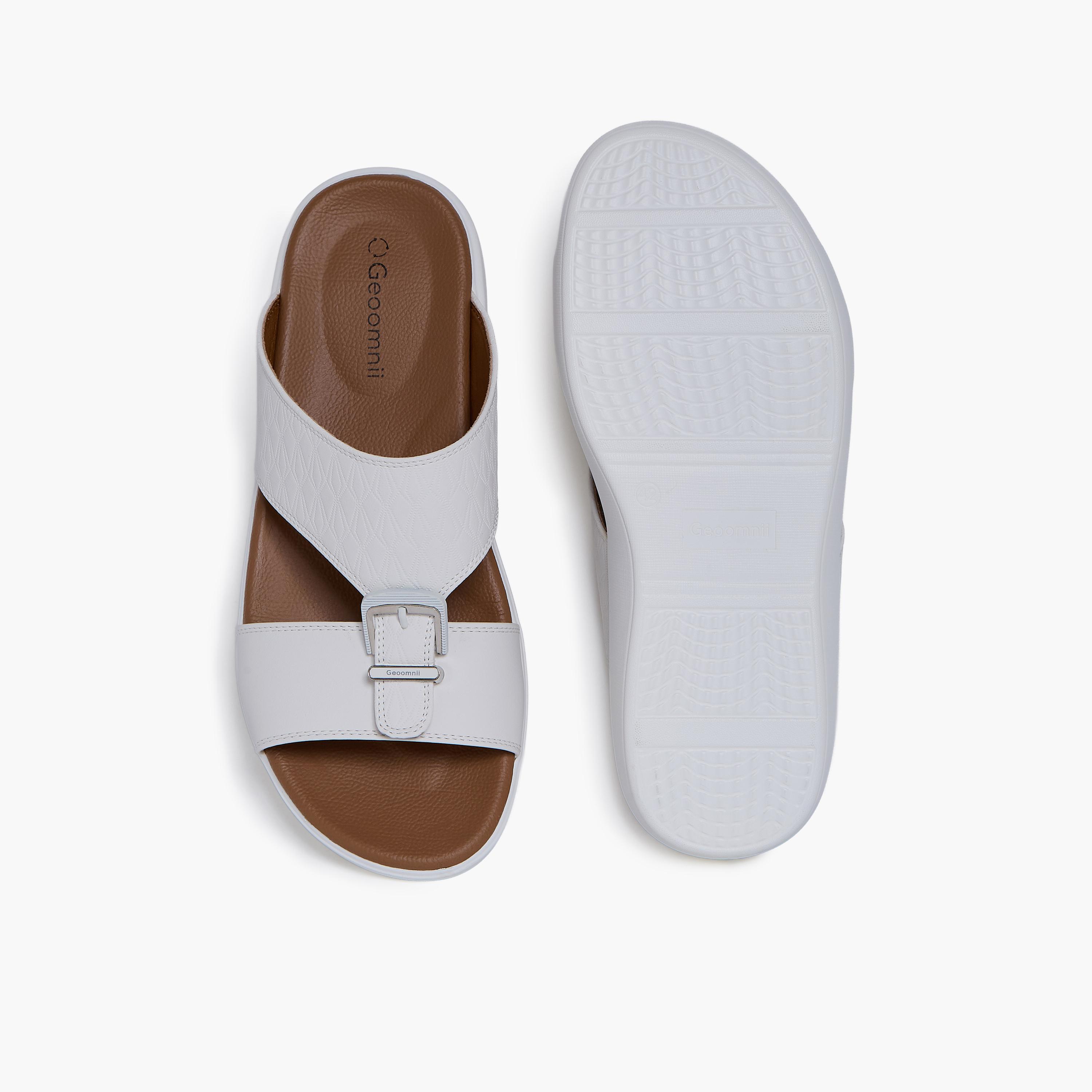 جيومني - صندل زارا سهل الارتداء للرجال | GM-C826-WHITE-men-shoes-sandals-image-3