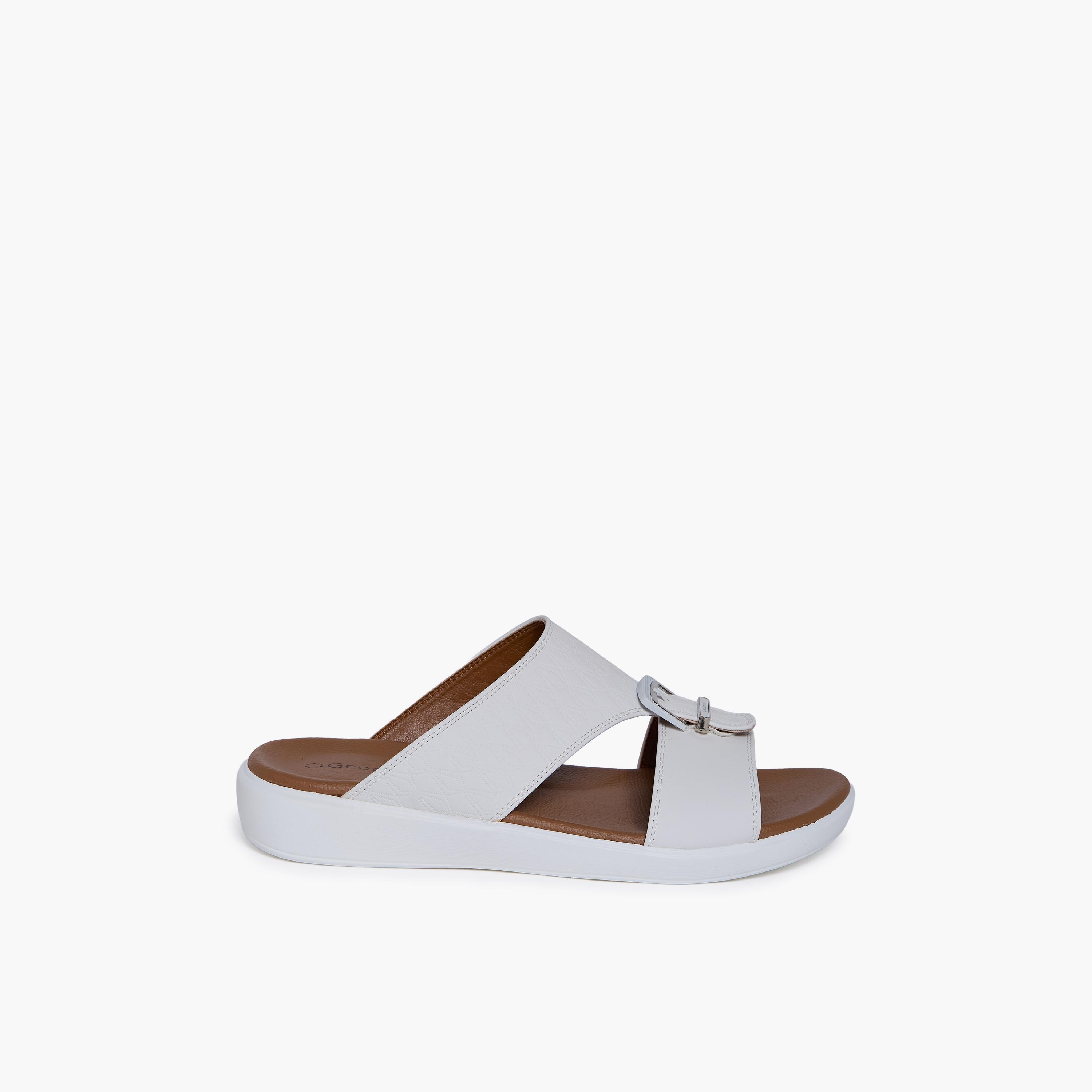 جيومني - صندل زارا سهل الارتداء للرجال | GM-C826-WHITE-men-shoes-sandals-image-4