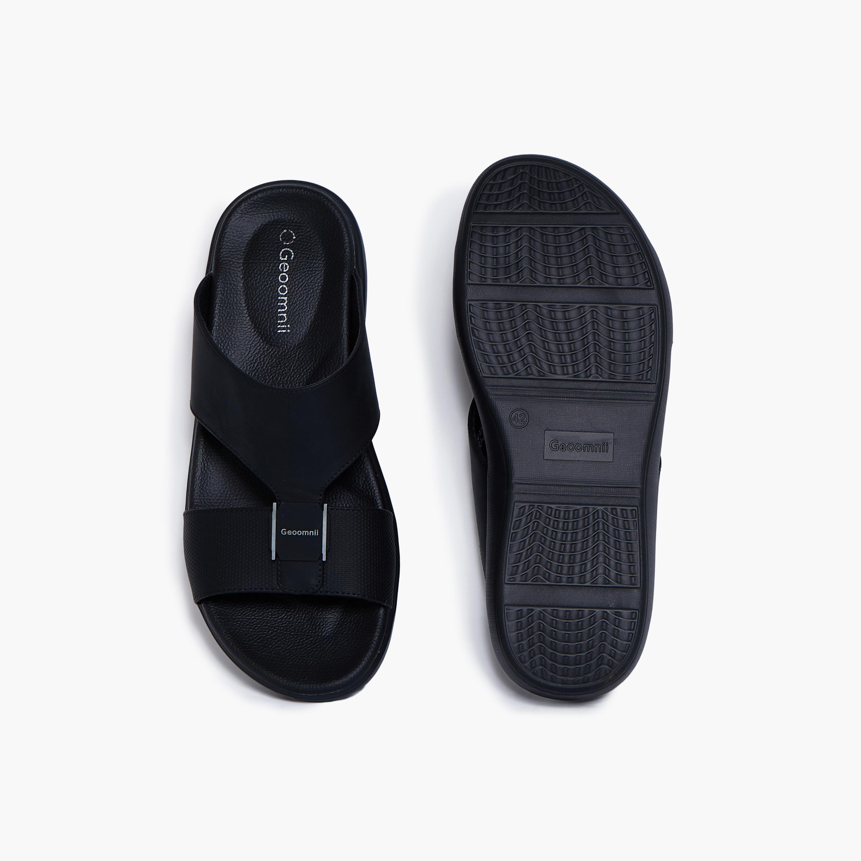 جيومني - صندل إنزو سهل الارتداء للرجال | GM-C830-BLACK-men-shoes-sandals-image-3