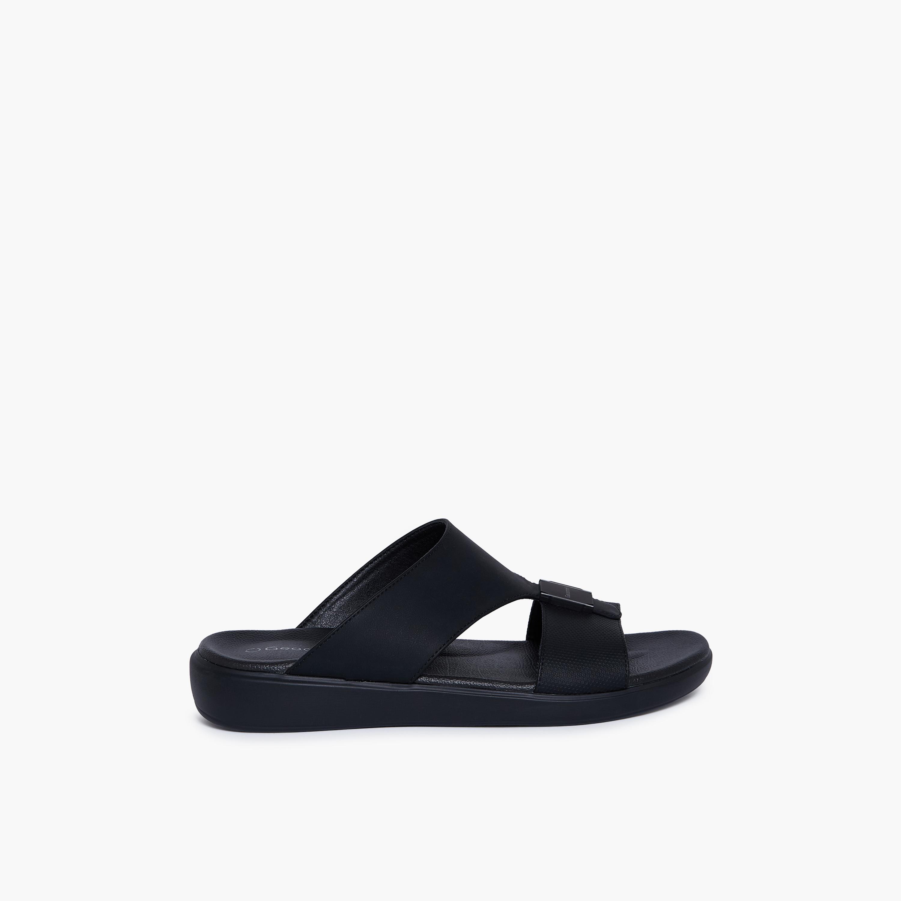 جيومني - صندل إنزو سهل الارتداء للرجال | GM-C830-BLACK-men-shoes-sandals-image-4