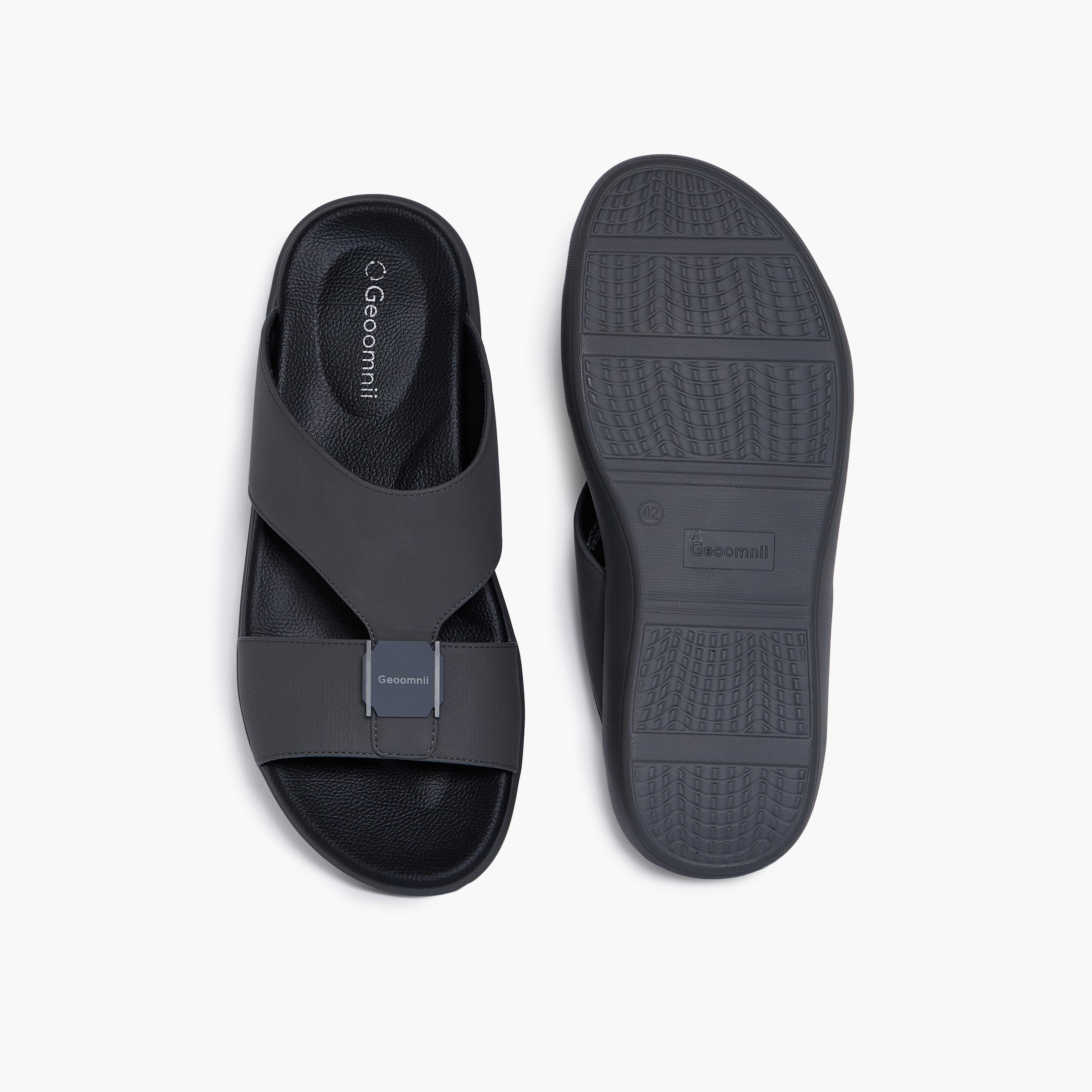 Geoomnii Men's Slip-On Theo Slide Sandals | GM-C830-GREY-men-shoes-sandals-image-3