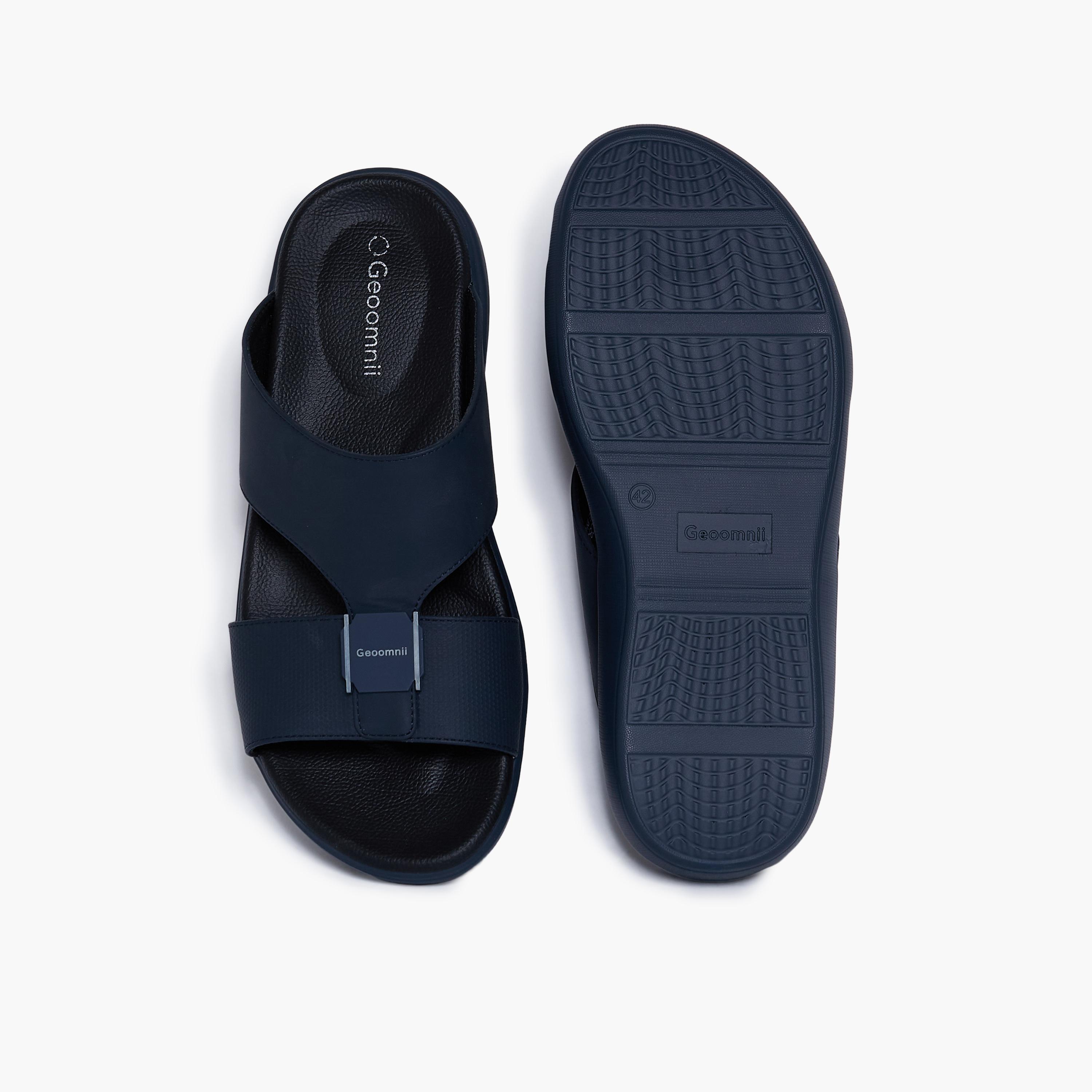 Geoomnii Men's Slip-On Naia Slide Sandals | GM-C830-NAVY-men-shoes-sandals-image-3