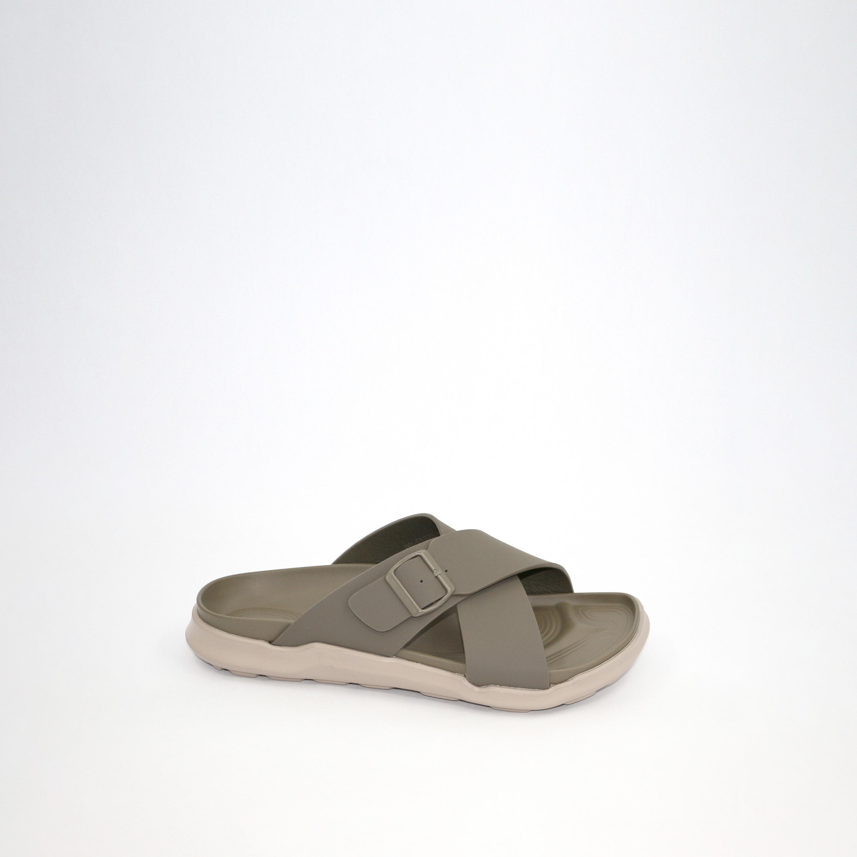 Geoomnii Men's Slip-On Galahad Cross Strap Sandals | GM-FY022-BLACK-men-shoes-sandals-image-4
