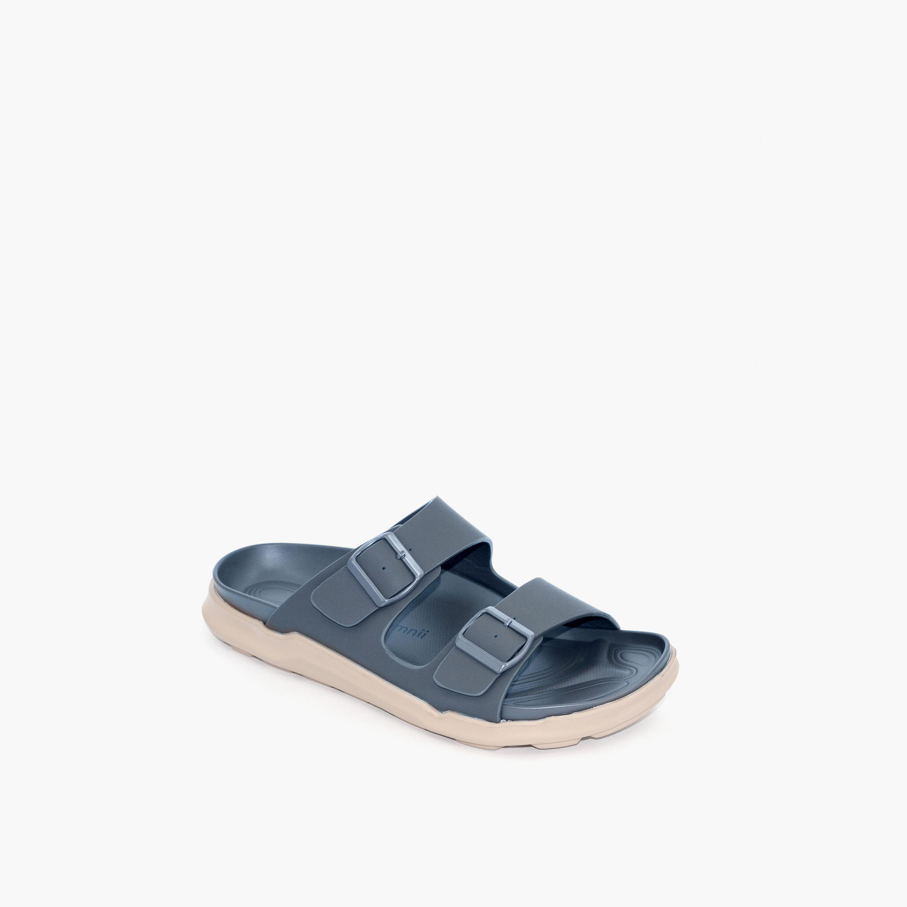 Geoomnii Men's Slip-On Zephirine Slide Sandals | GM-FY026-BLACK-men-shoes-sandals-image-1