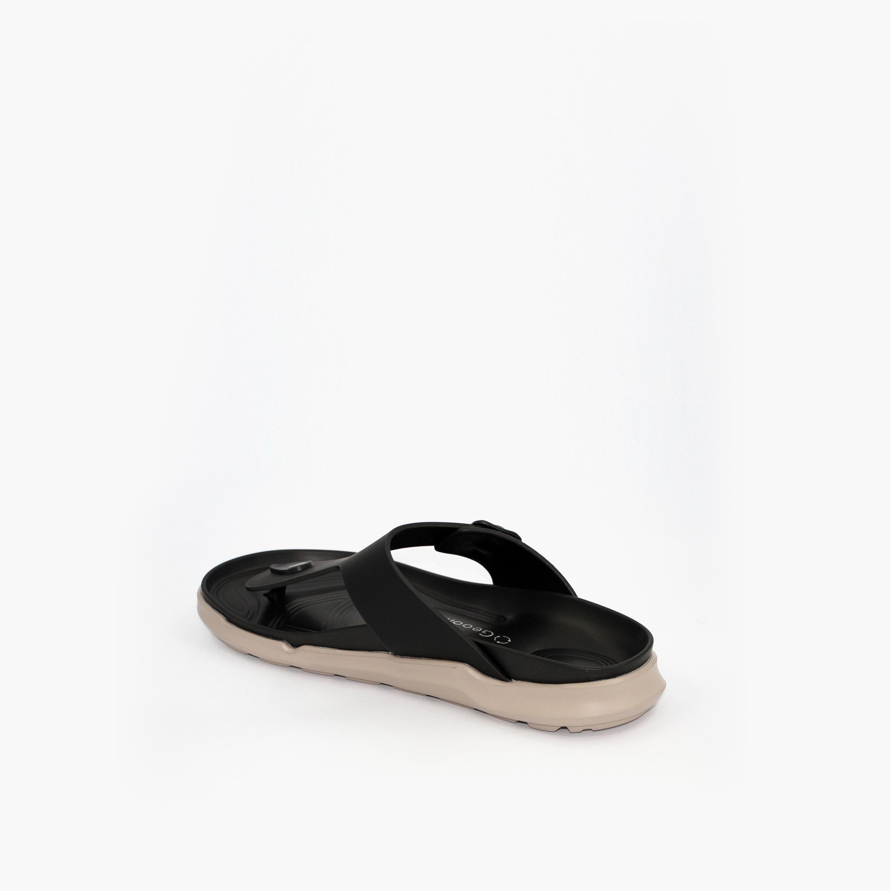 Geoomnii Men's Slip-On Kaspian Thong Sandals | GM-FY027-Dk GREY-men-shoes-sandals-image-5