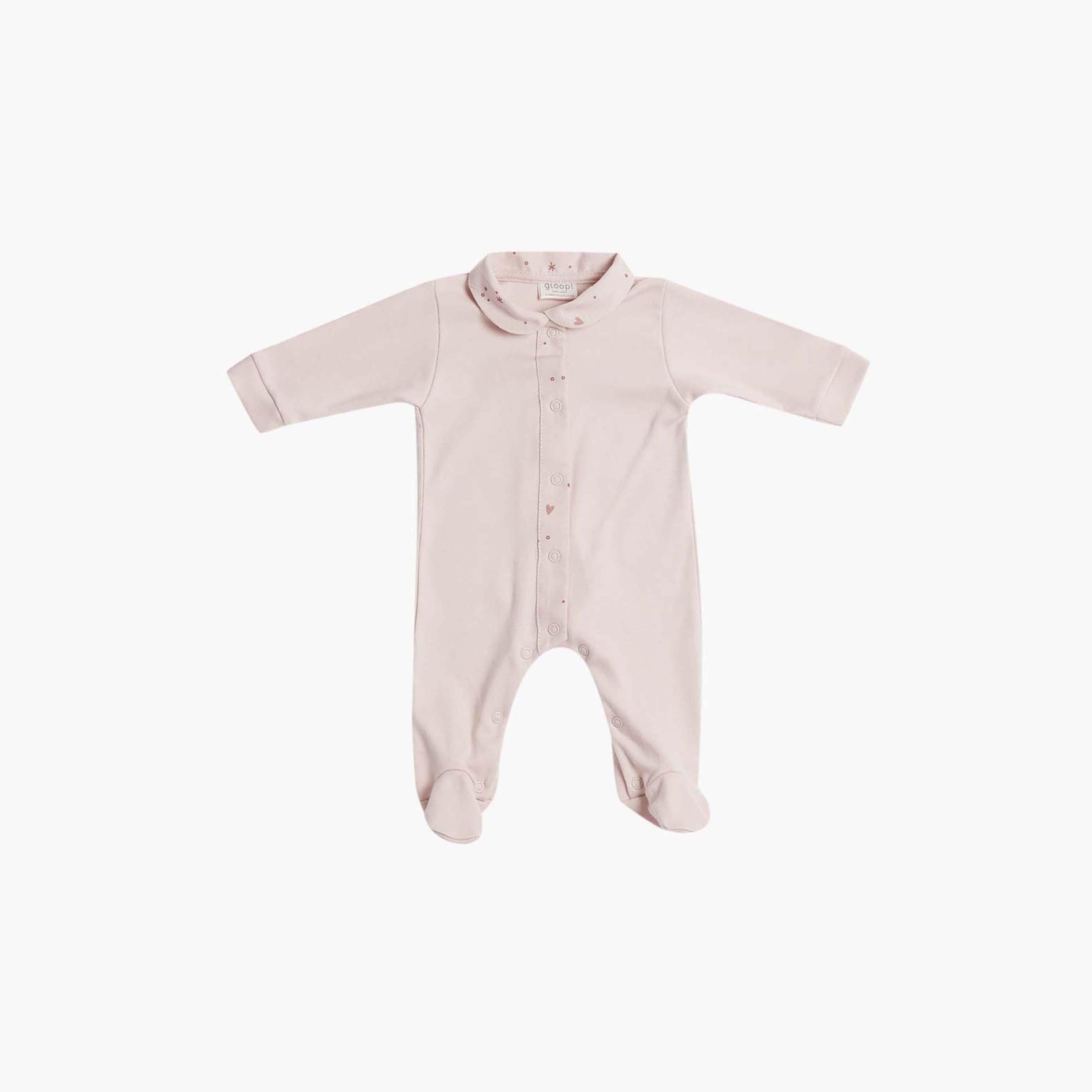 Gloop Printed Closed Feet Sleepsuit with Button Closure-baby-girls-clothing-nightwear-sleepsuits-image-1
