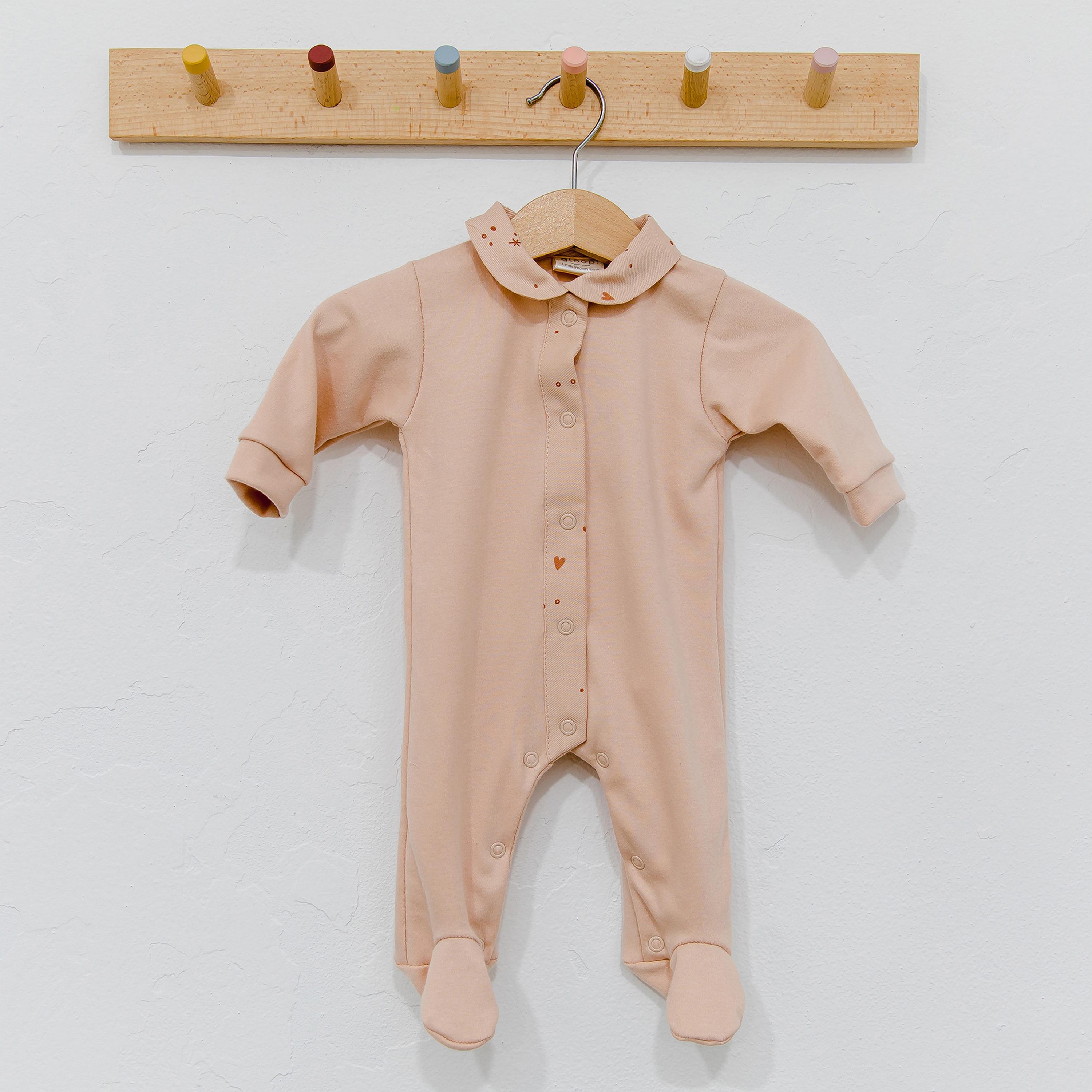 Gloop Printed Closed Feet Sleepsuit with Button Closure-baby-girls-clothing-nightwear-sleepsuits-image-2
