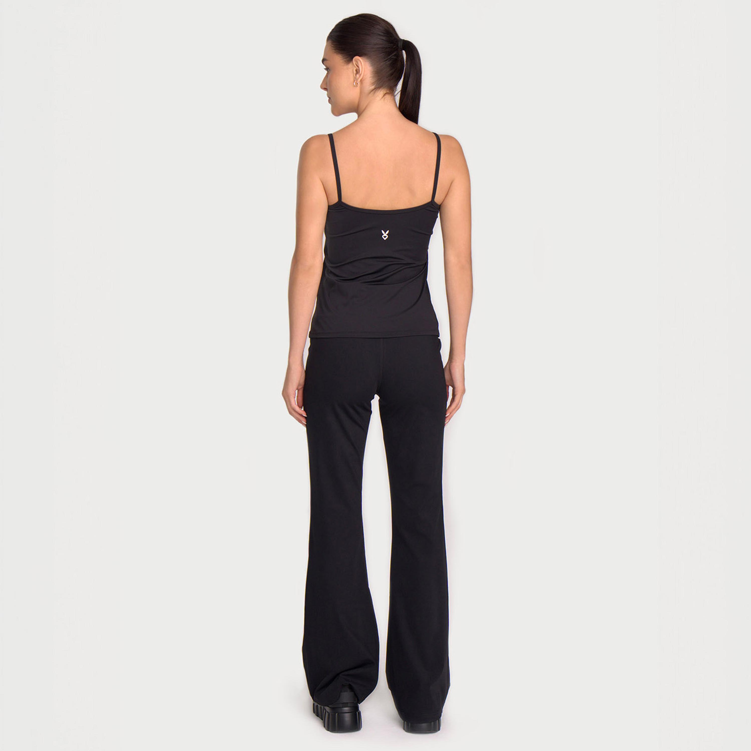 كارديو باني - ليجنز نسائي عالي الخصر بقصة واسعة من الأسفل-women-clothing-sportswearandactivewear-bottoms-leggings-image-4