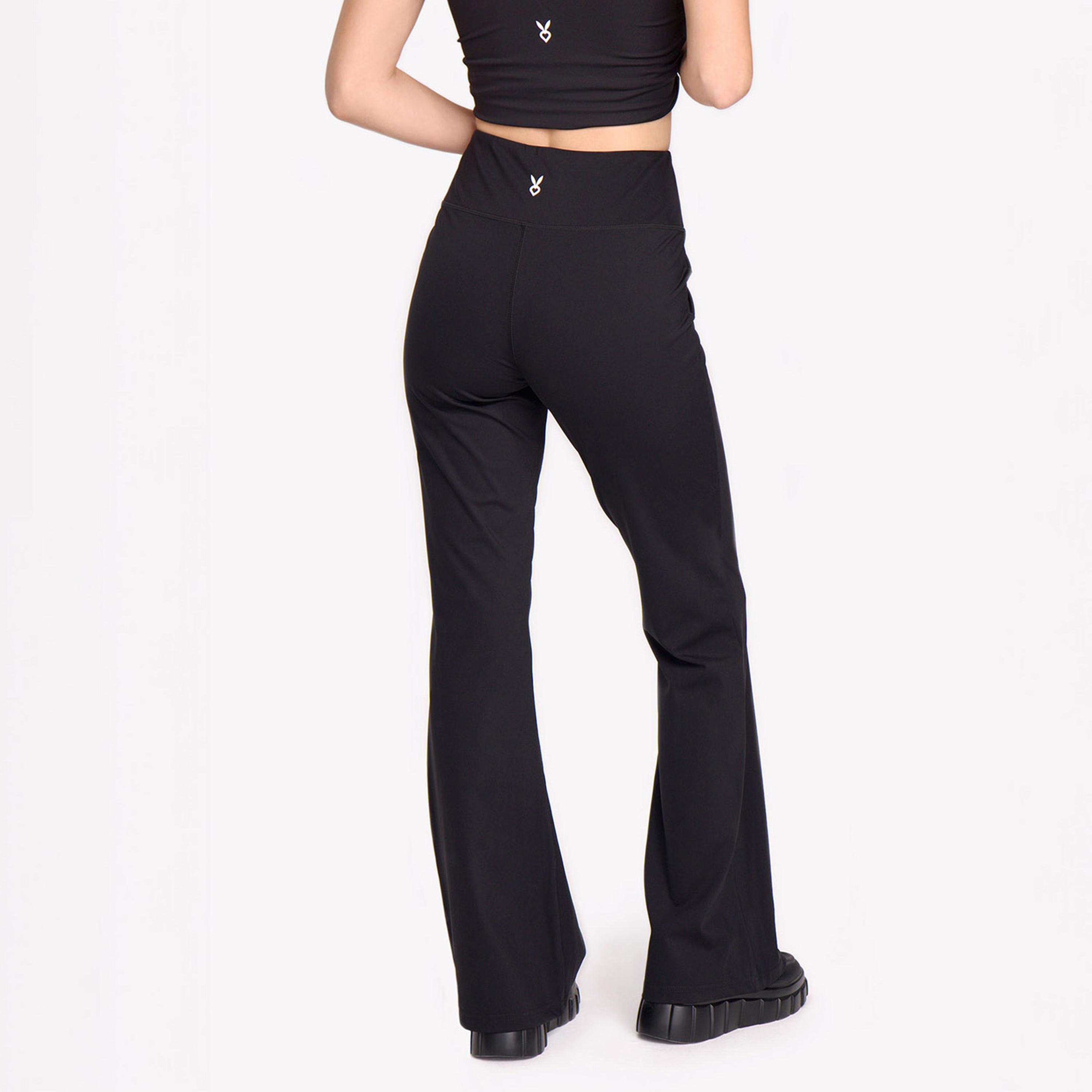 كارديو باني - ليجنز نسائي عالي الخصر بقصة واسعة من الأسفل-women-clothing-sportswearandactivewear-bottoms-leggings-image-6