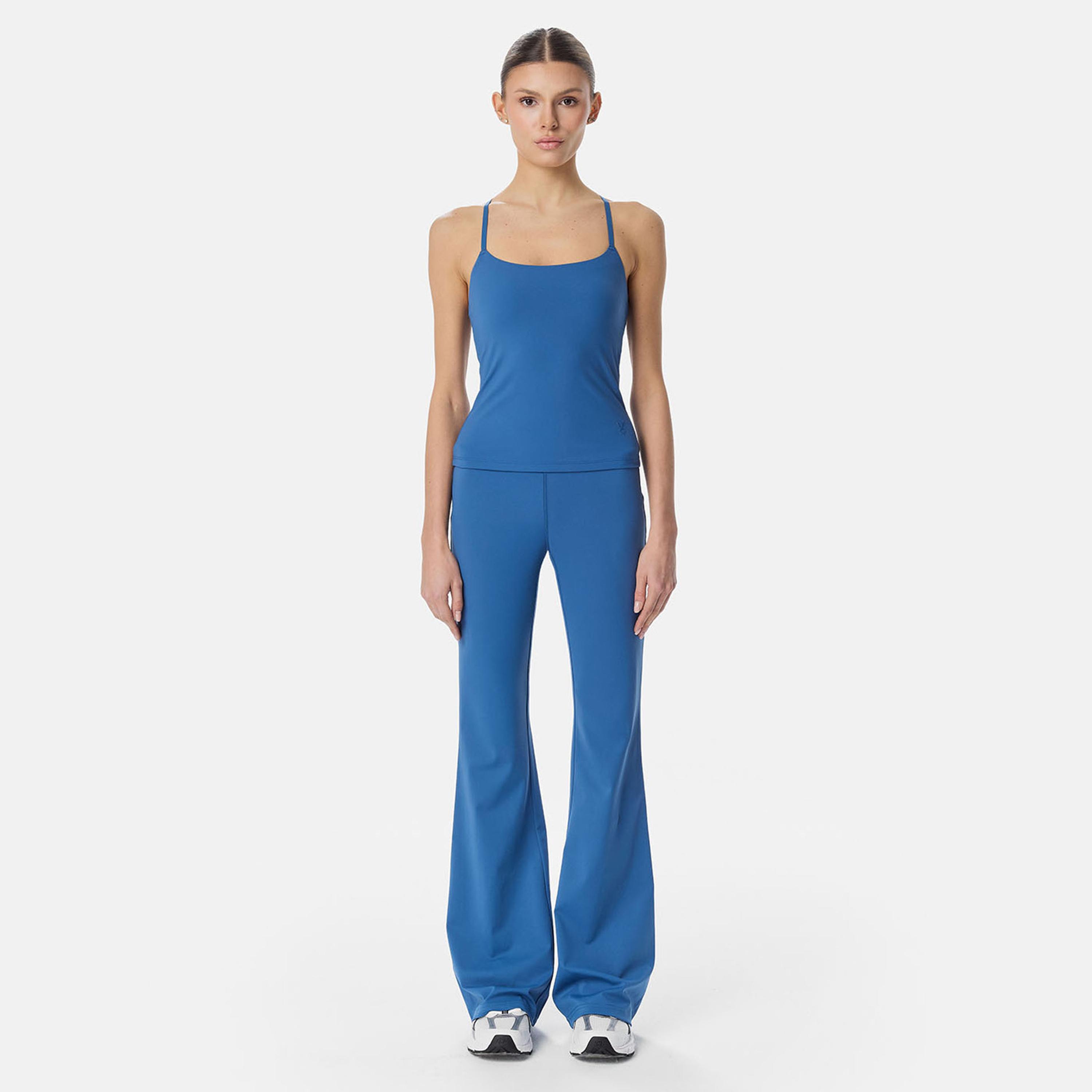 كارديو باني - ليجنز نسائي عالي الخصر بقصة واسعة من الأسفل-women-clothing-sportswearandactivewear-bottoms-leggings-image-2
